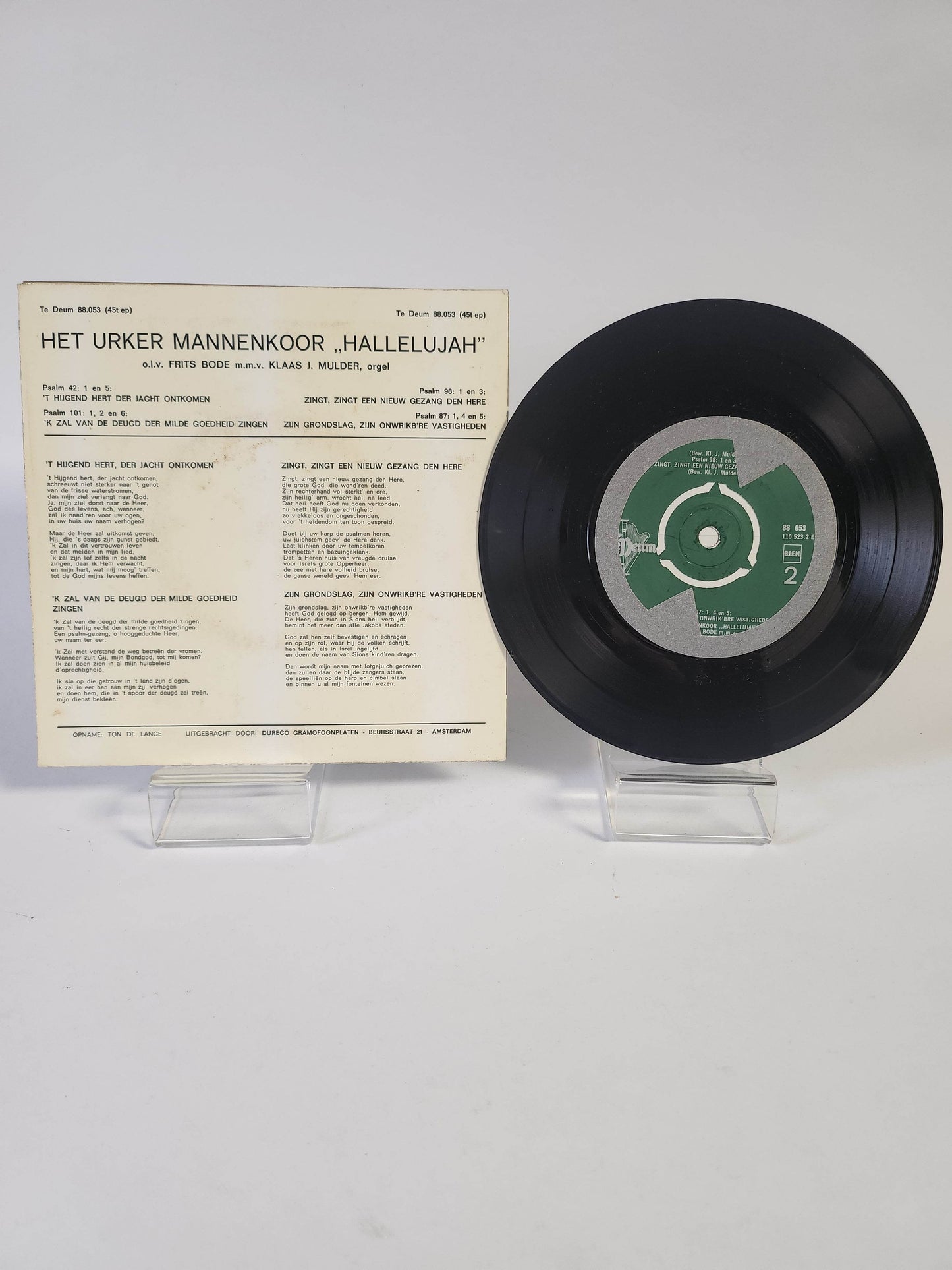 Urker Mannenkoor: Hallelujah Single Vinyl - Feniks Gameshop