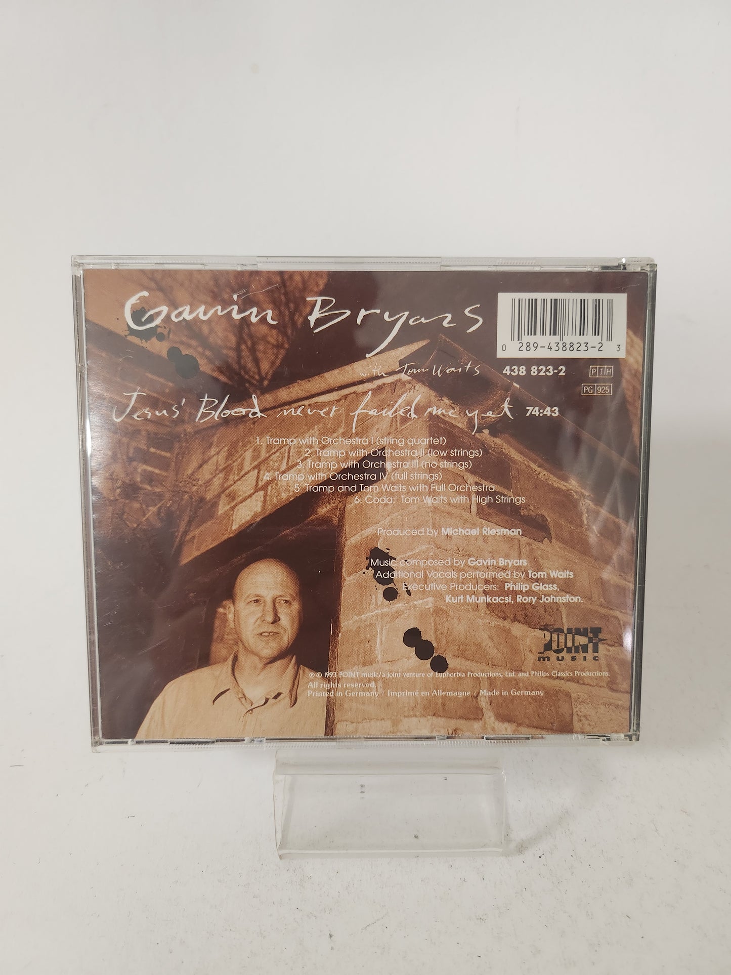 Gavin Bryars with Tom Waits: Jesus Blood Never Failed me Yet CD