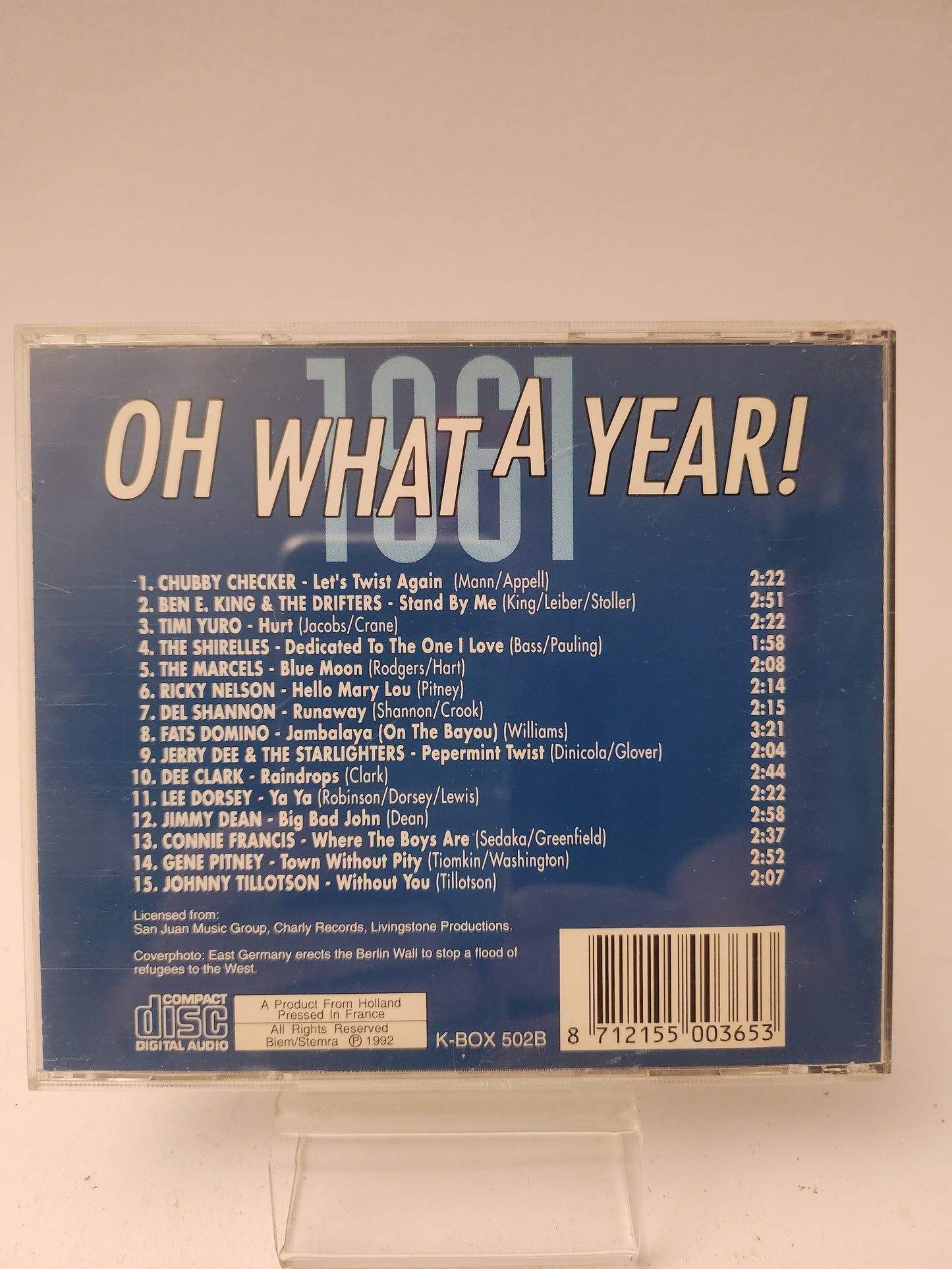Oh What a Year 1961 CD
