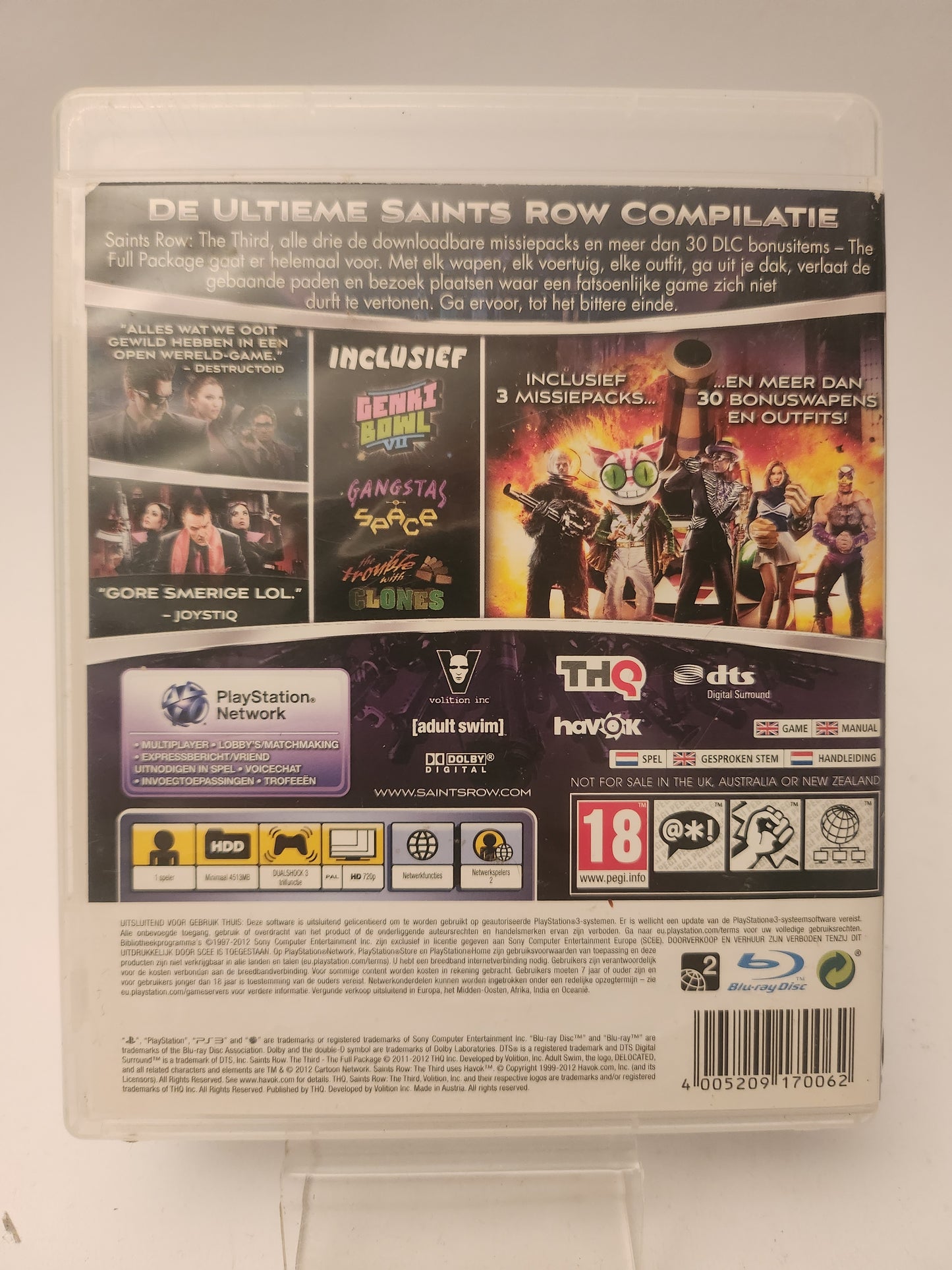 Saints Row the Third the Full Package (No Book) PlayStation 3
