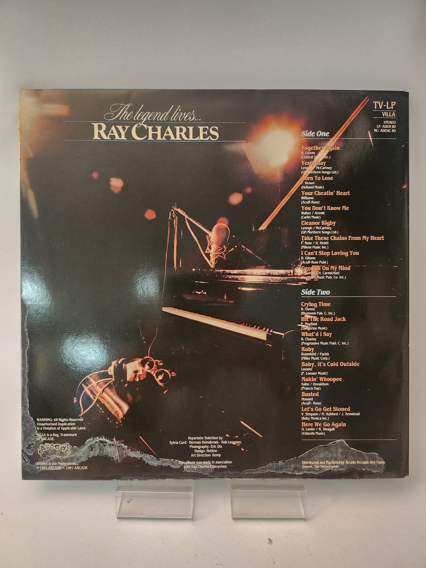 Legend Lives... Ray Charles LP Vinyl