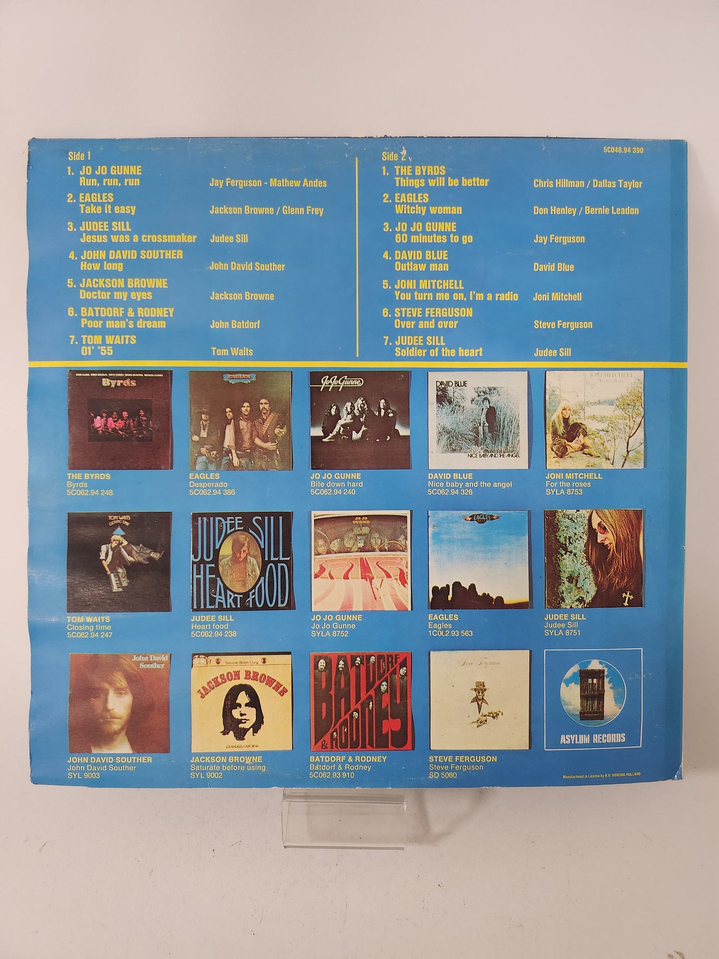 Asylum Crazy About Music LP Vinyl