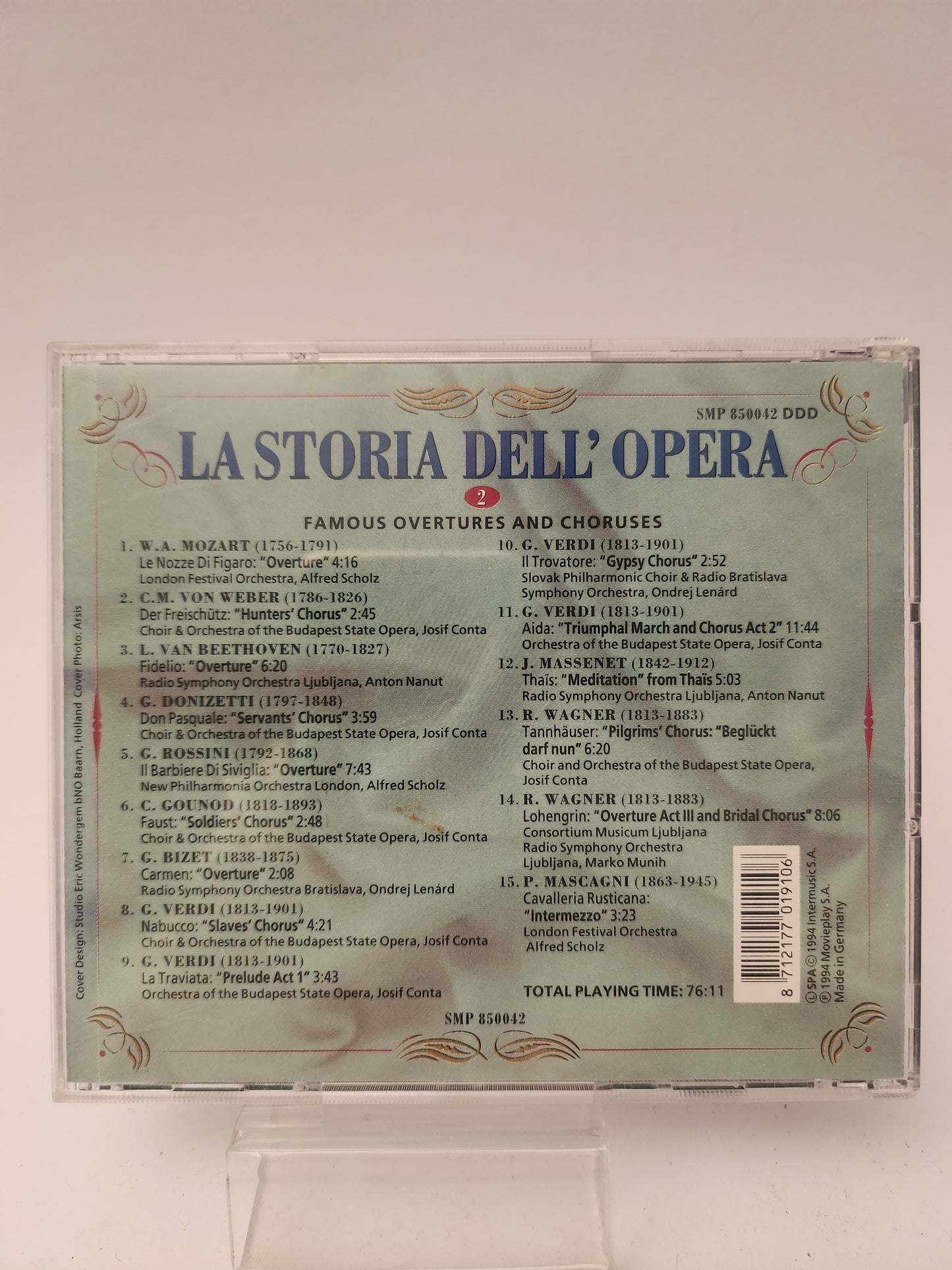La Storia Dell Opera CD