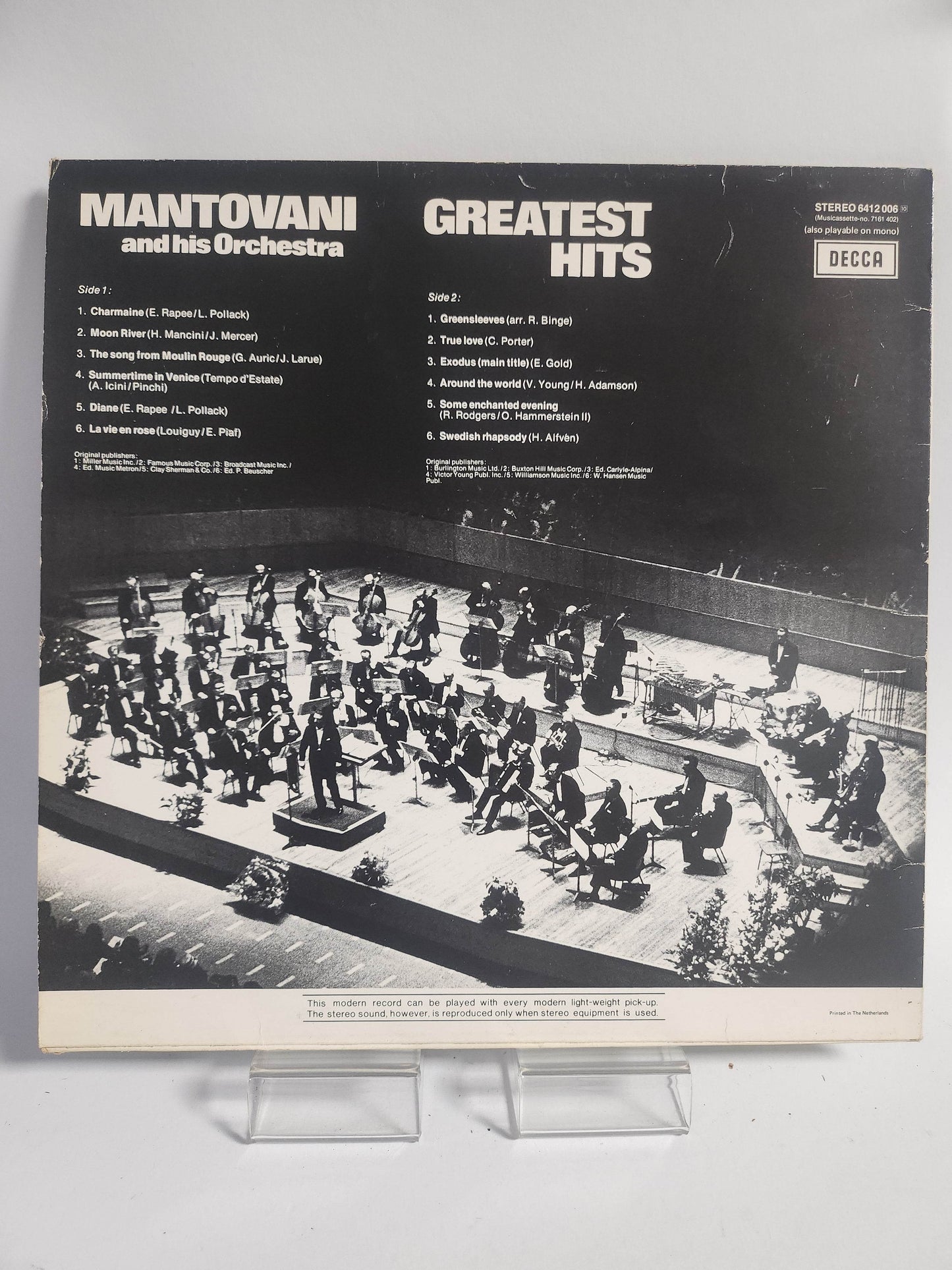 Mantovani: Greatest Hits LP Vinyl - Feniks Gameshop