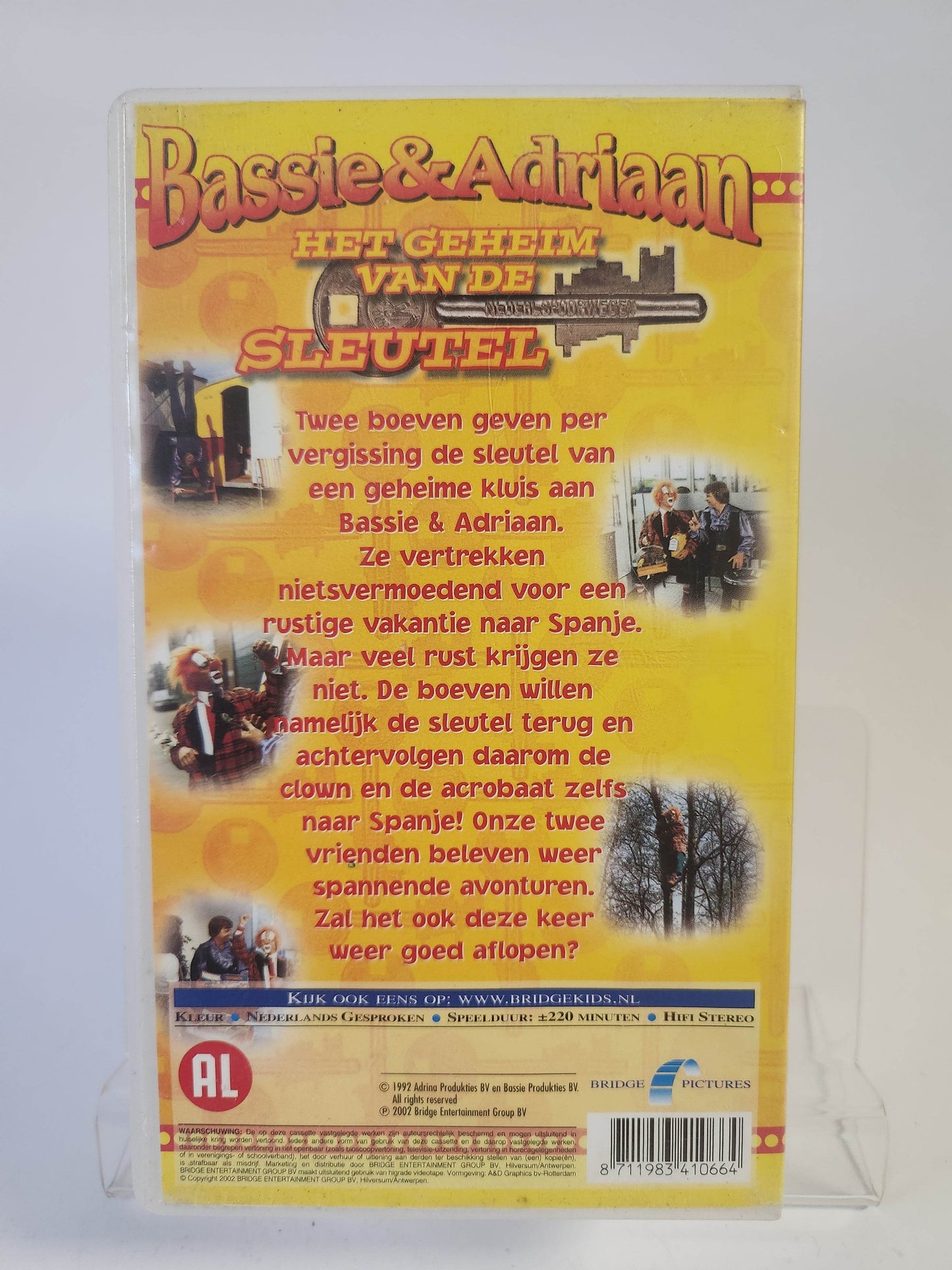 Bassie & Adriaan het Geheim van de Sleutel VHS - Feniks Gameshop