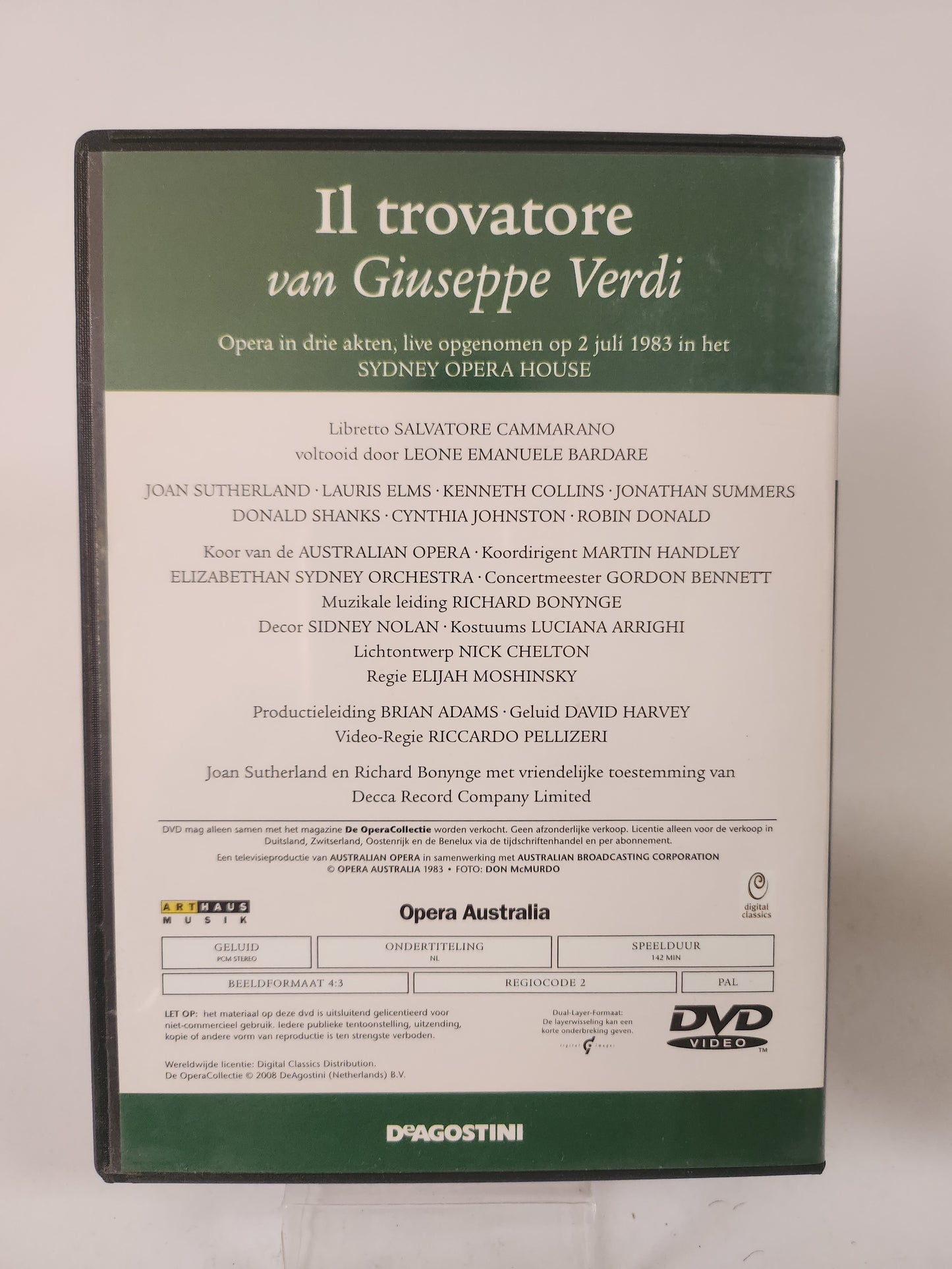 Opera Collectie 15: Verdi "Il Trovatore" DVD Muziek