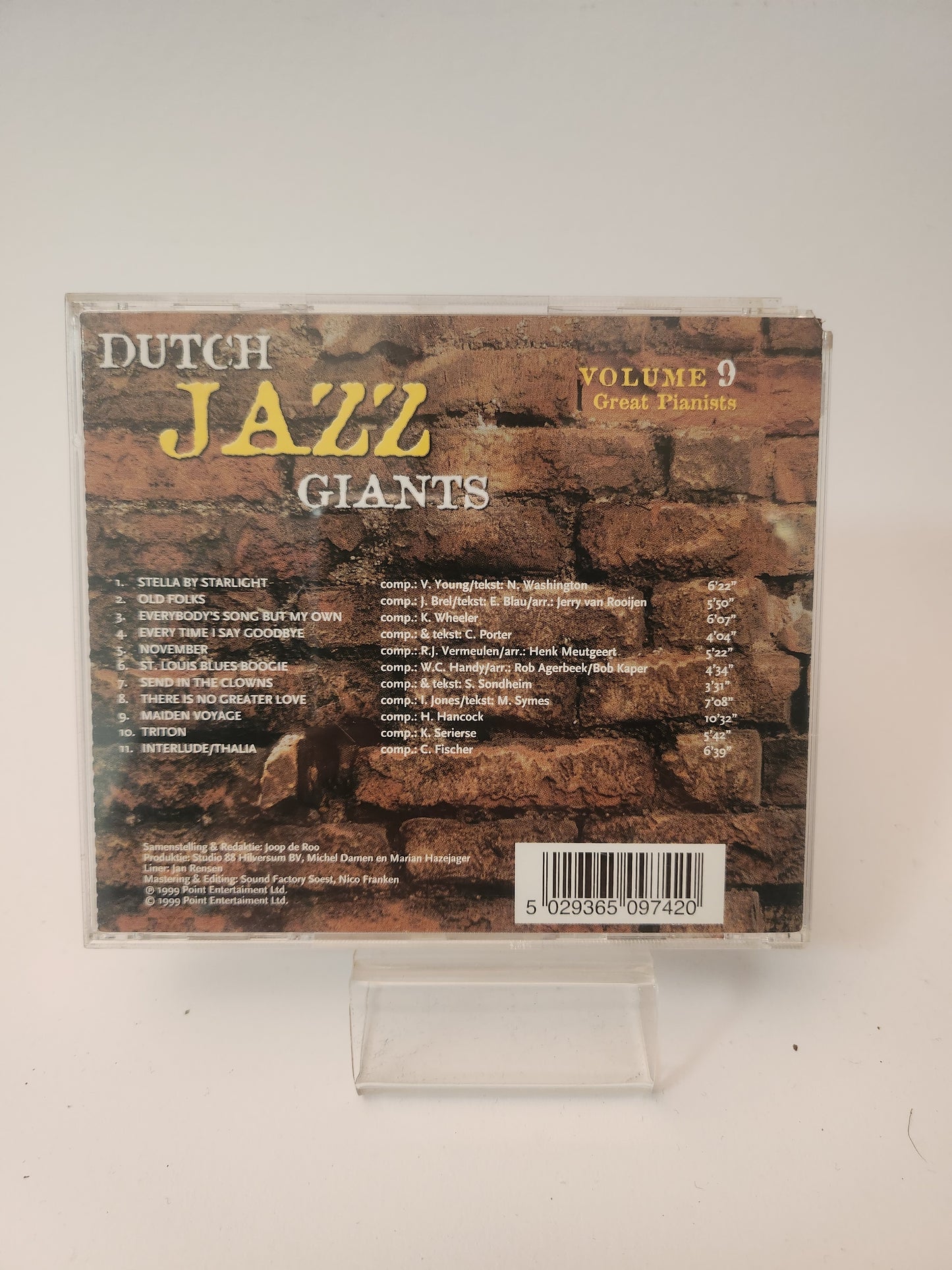 Dutch Jazz Giants Volume 9 CD