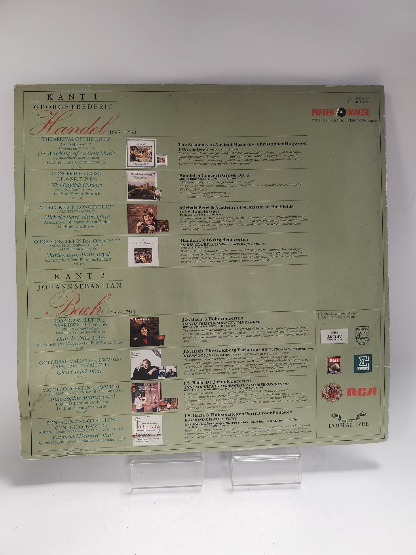 Barok 2 Jubileumjaar 1985 LP Vinyl