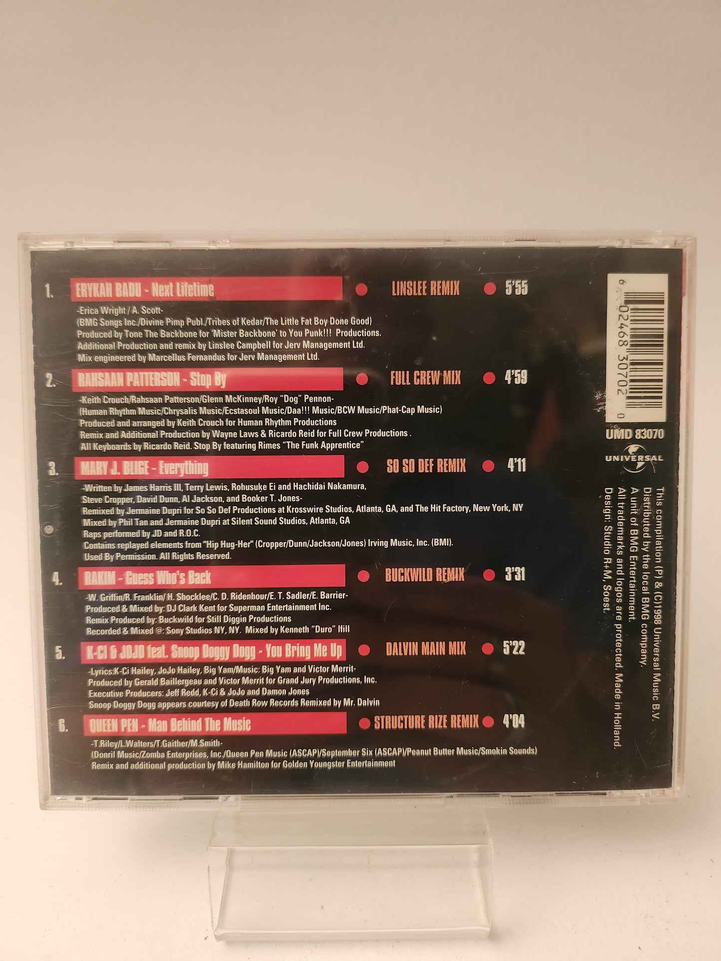 A Taste of '98: the R&B Remixes CD