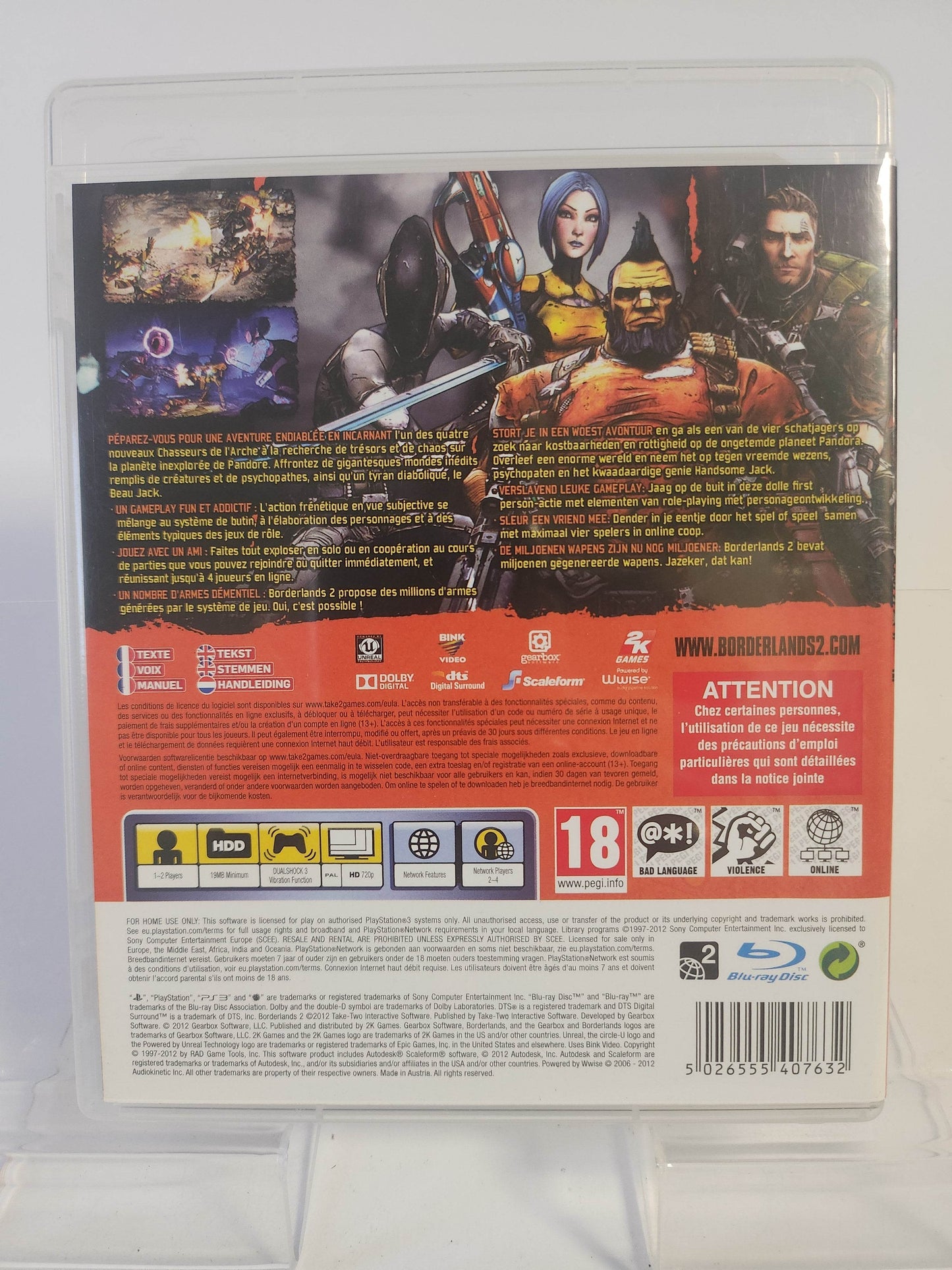 Borderlands 2 + Cover Playstation 3 - Feniks Gameshop