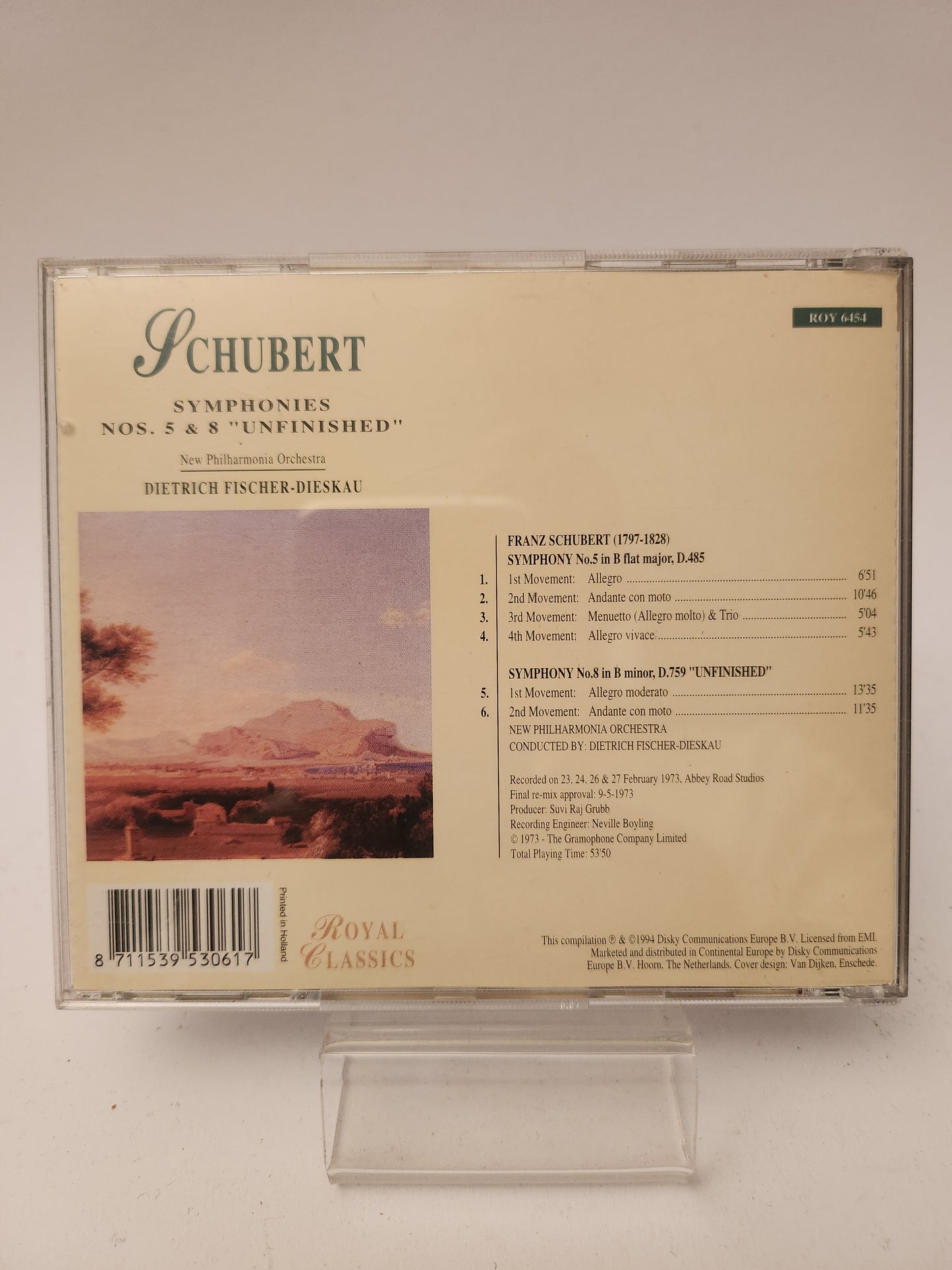 Shubert: Symphonies No 5 & 8 CD