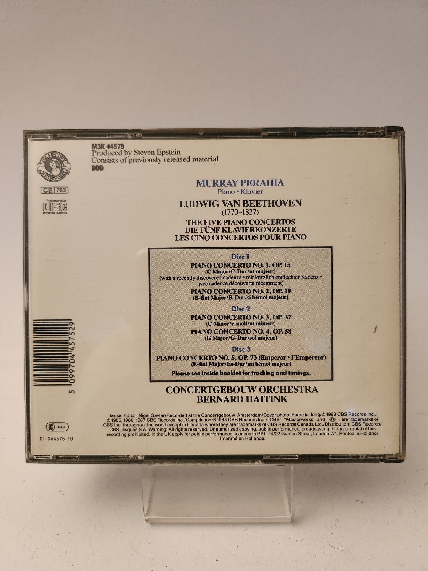 Murray Perahia: Beethoven