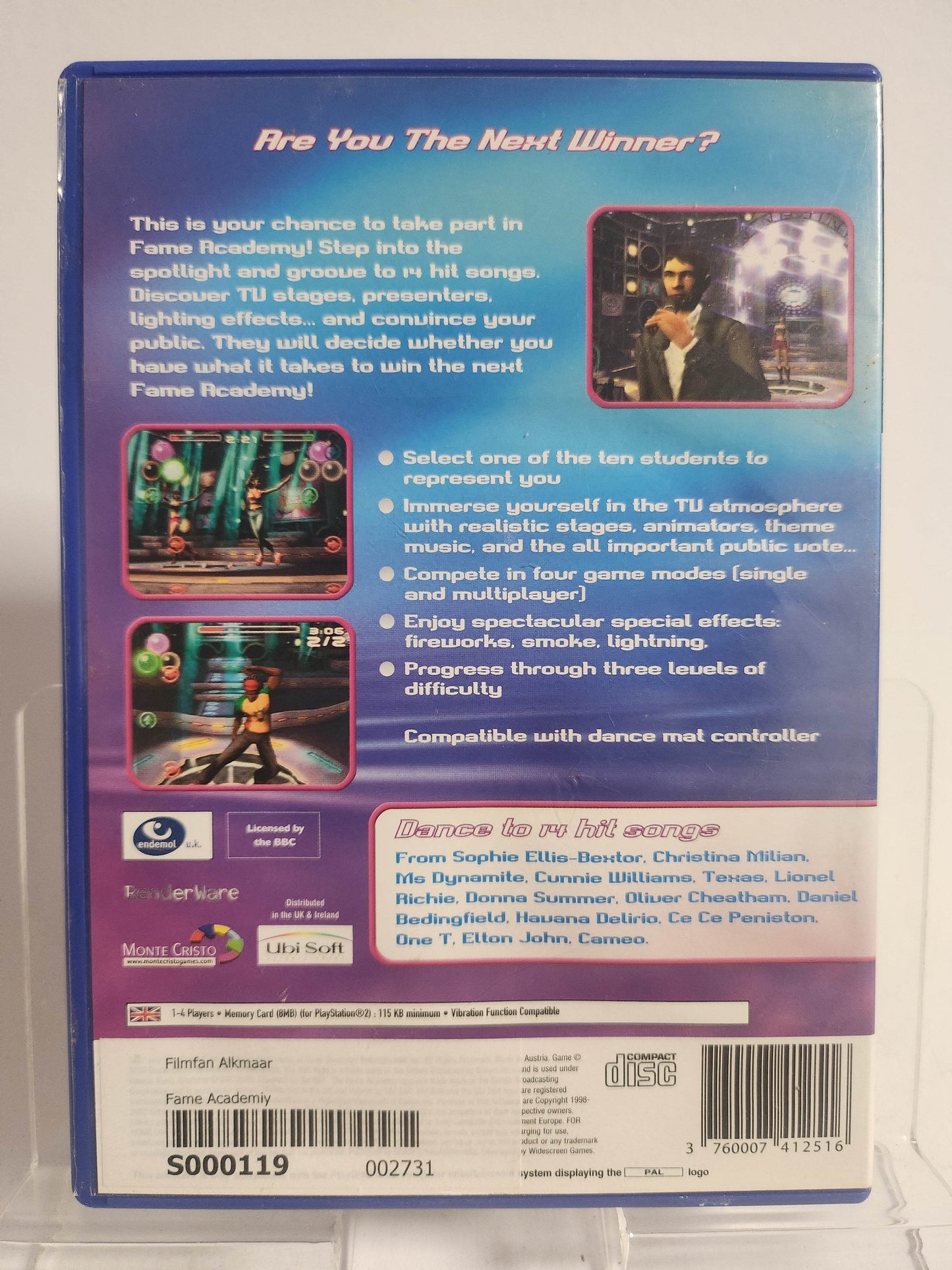 Fame Academy Dance Edition Playstation 2 - Feniks Gameshop