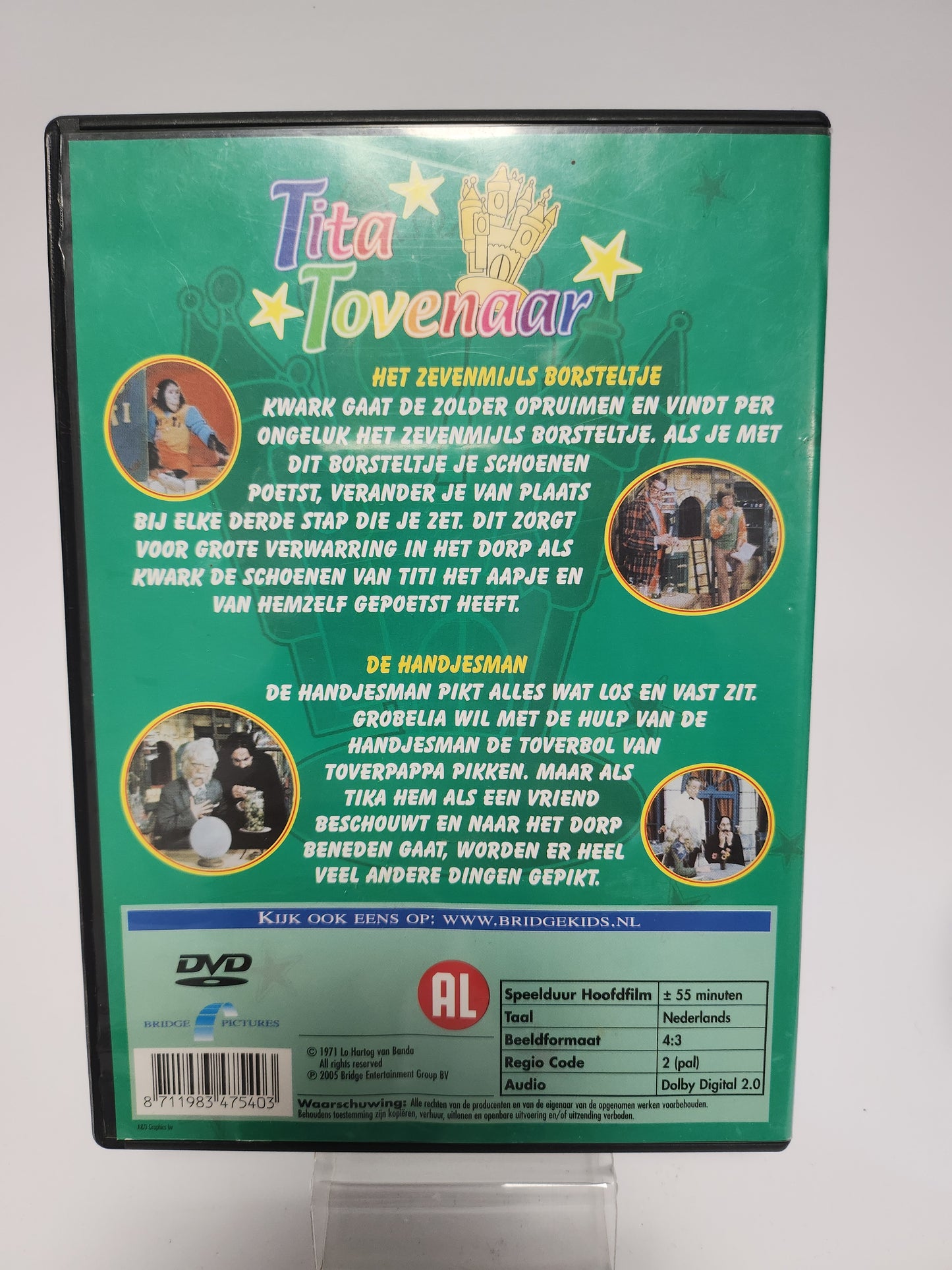 Tita Tovenaar: het Zevenmijls Borsteltje de Handjesman DVD Kids