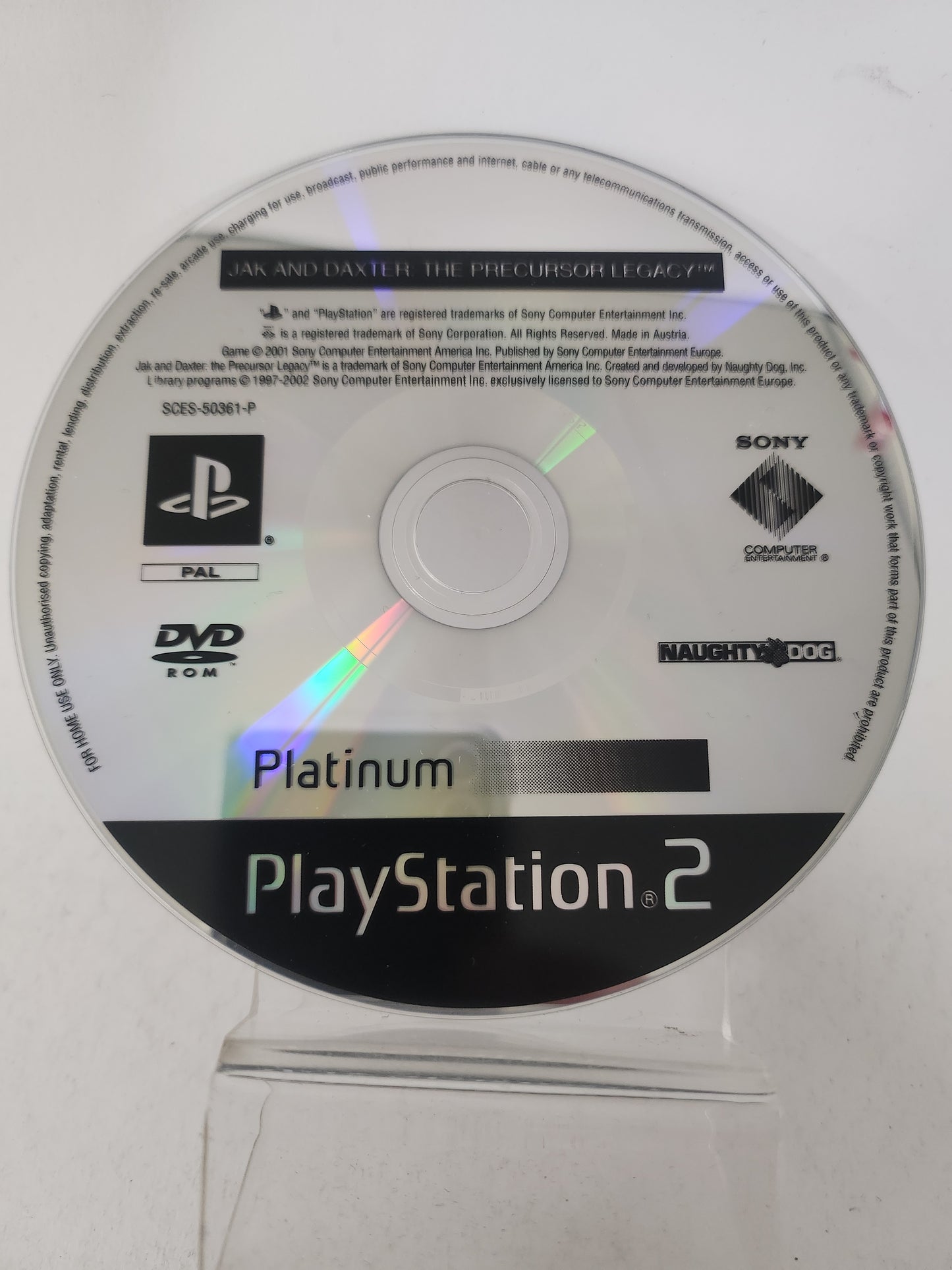 Jak and Daxter: the Precursor Legacy Platinum (Disc Only) PlayStation 2