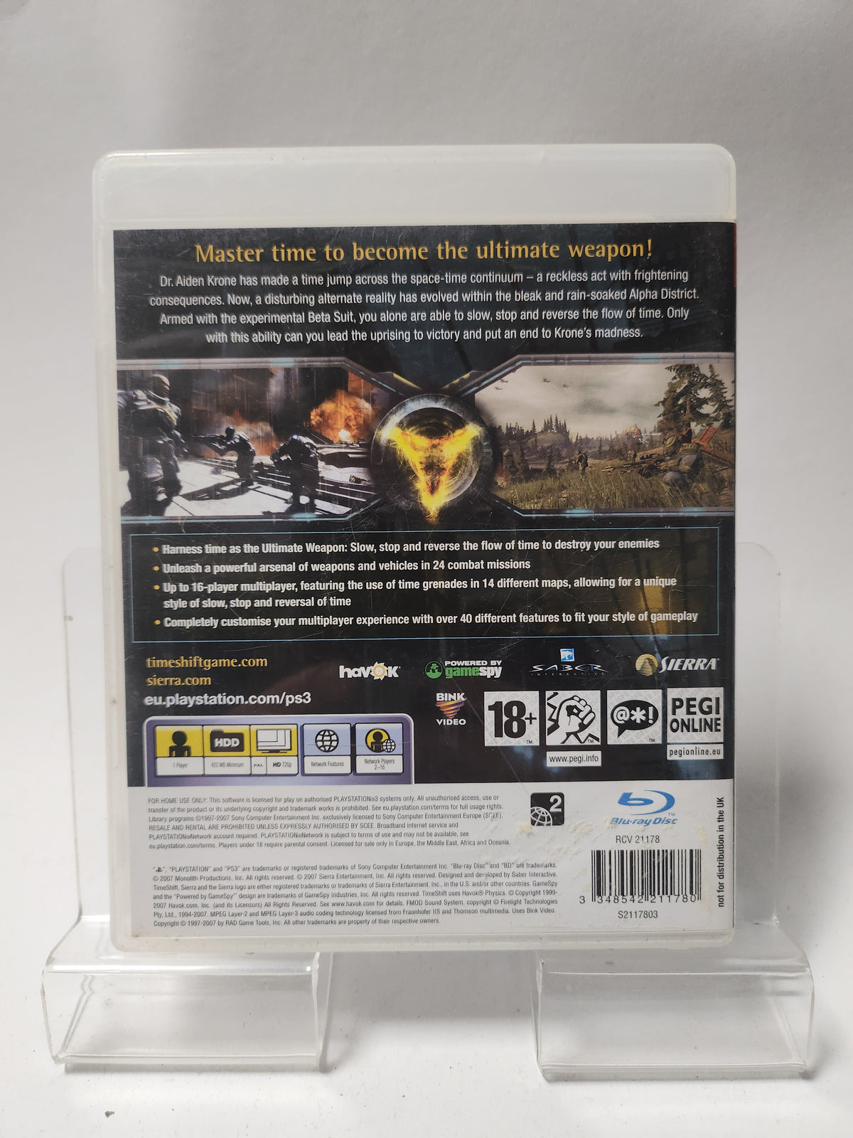 Time Shift Playstation 3