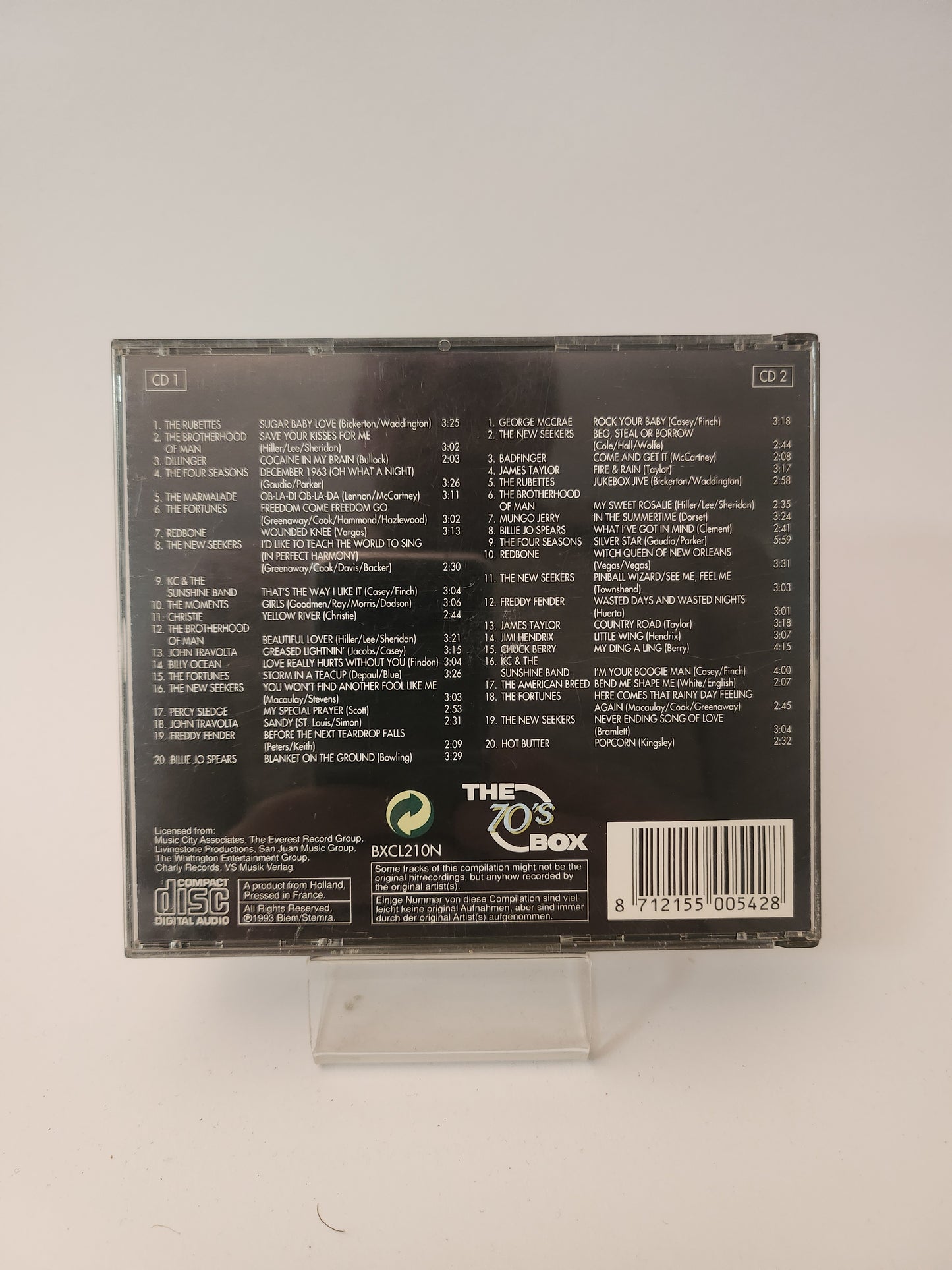 70's Box Dubbel CD