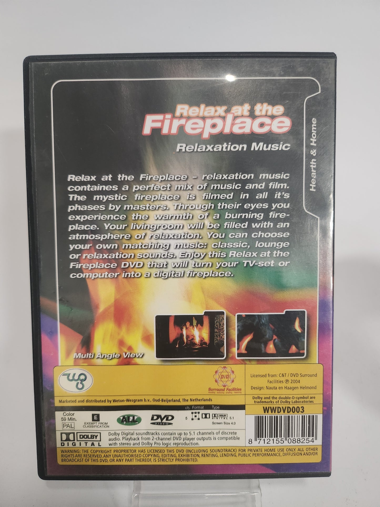 Relax at the Fireplace Dvd