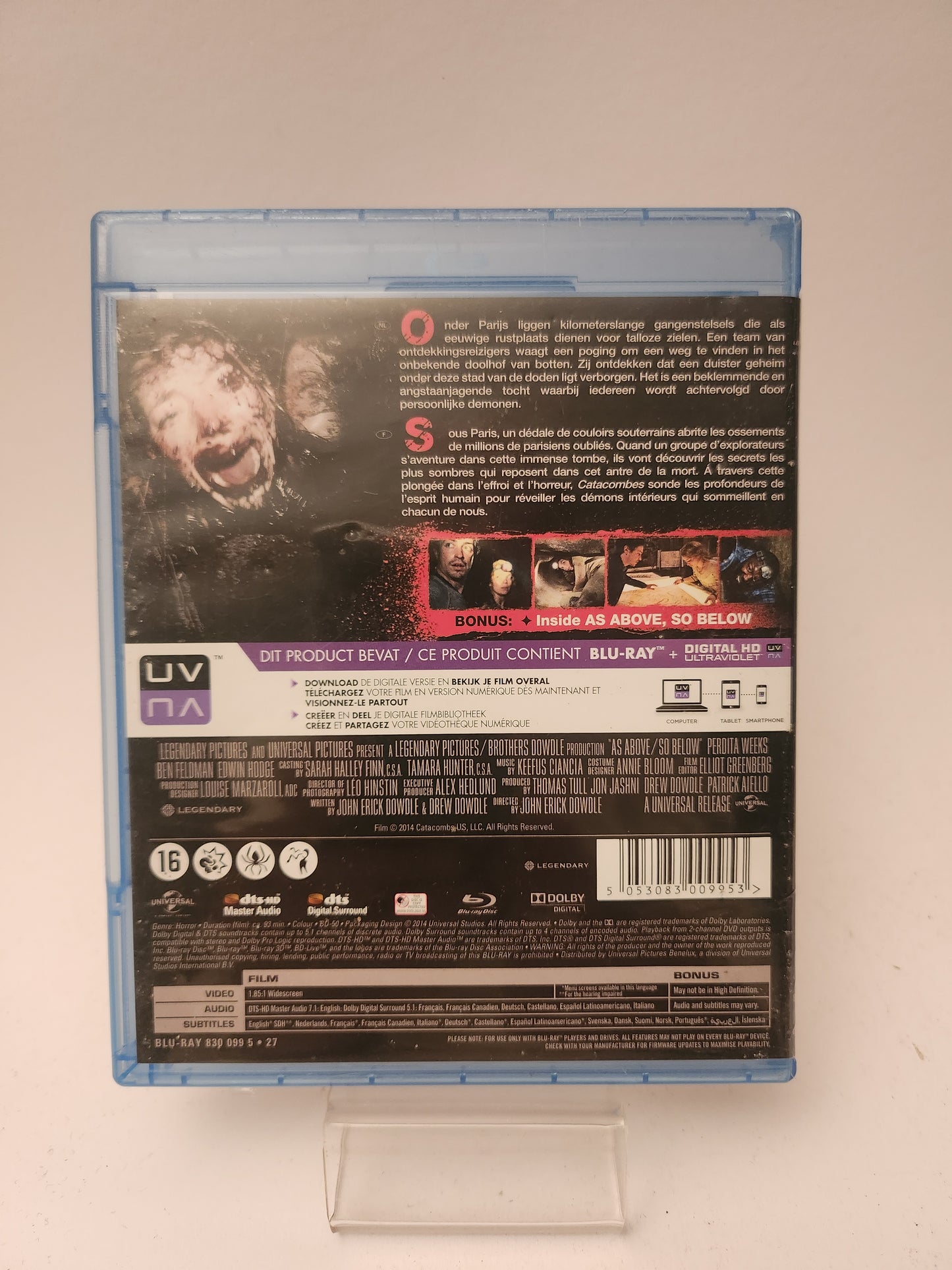 As Above so Below Catacombes Blu-Ray