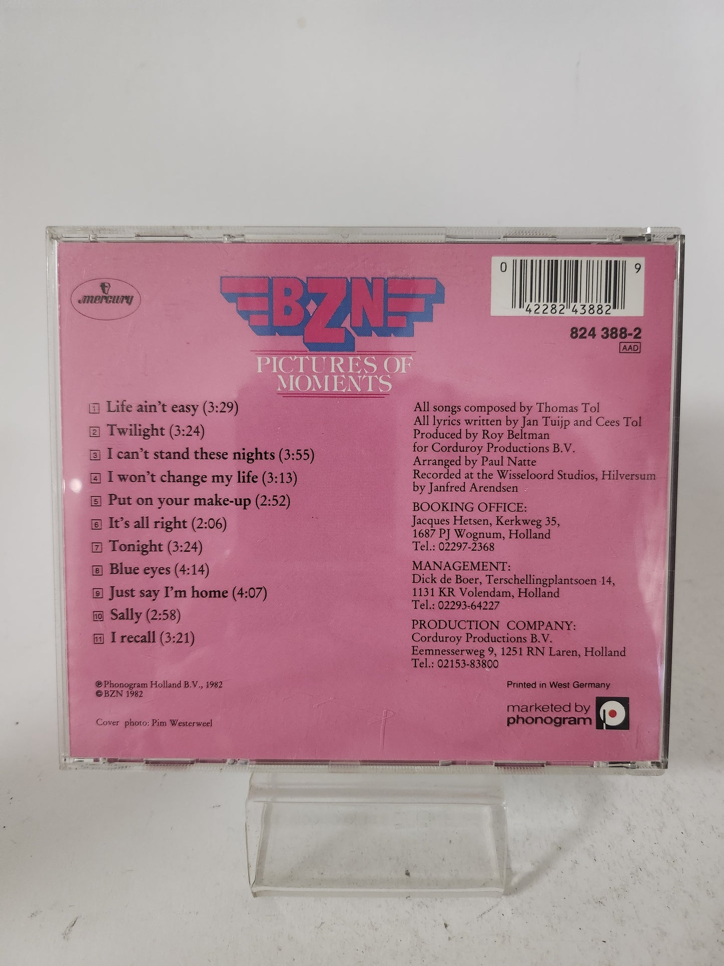 BZN: Pictures of Moments CD