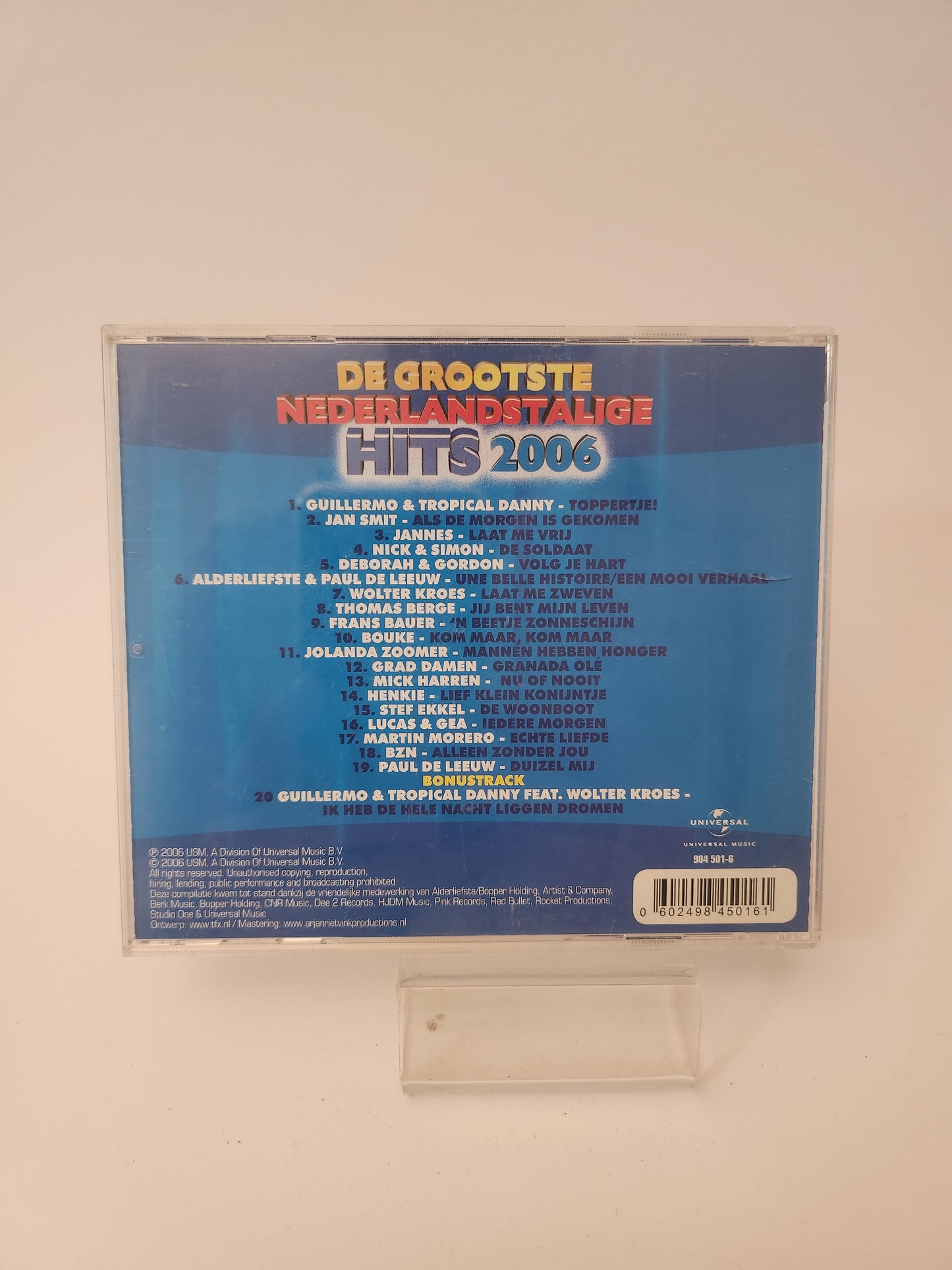 Grootste Nederlandstalige Hits 2006 CD