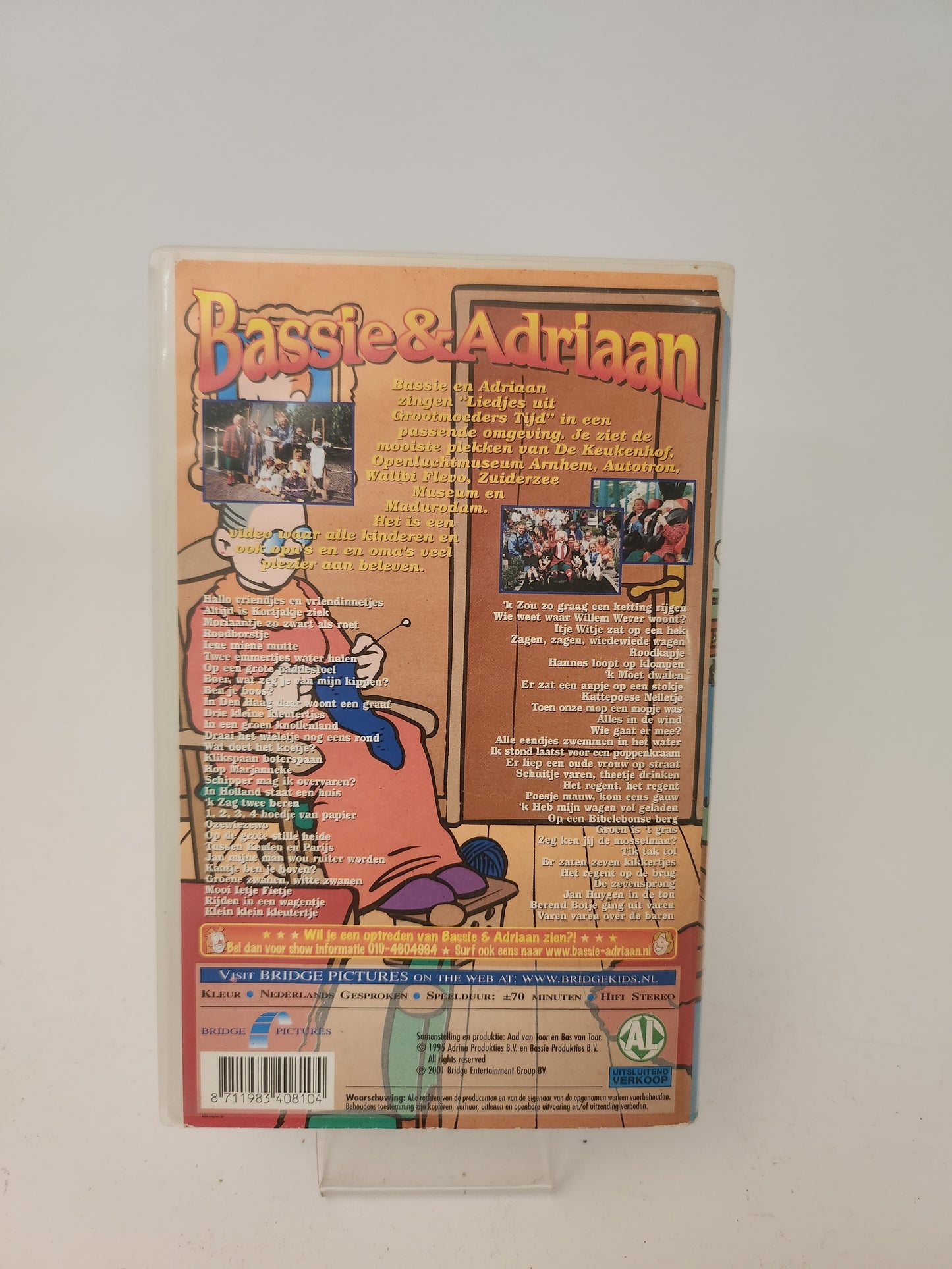 Bassie & Adriaan: Alle Liedjes uit Grootmoeders Tijd VHS Kids