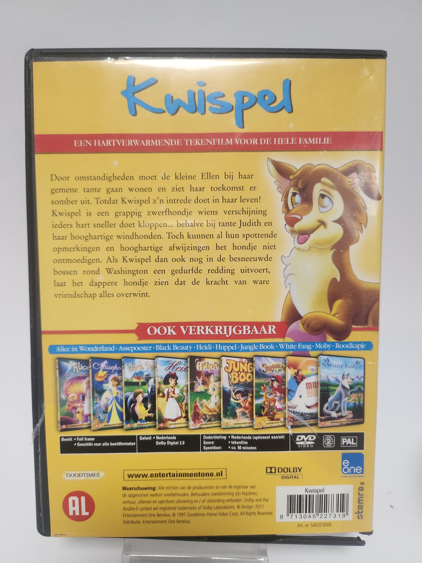 Kwispel het Kleine Hondje DVD Kids