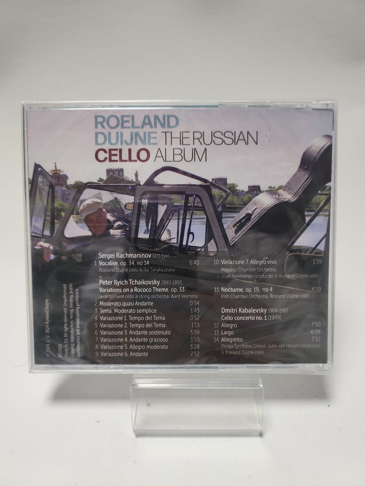 Roeland Duijne Cello: the Russian Album geseald CD