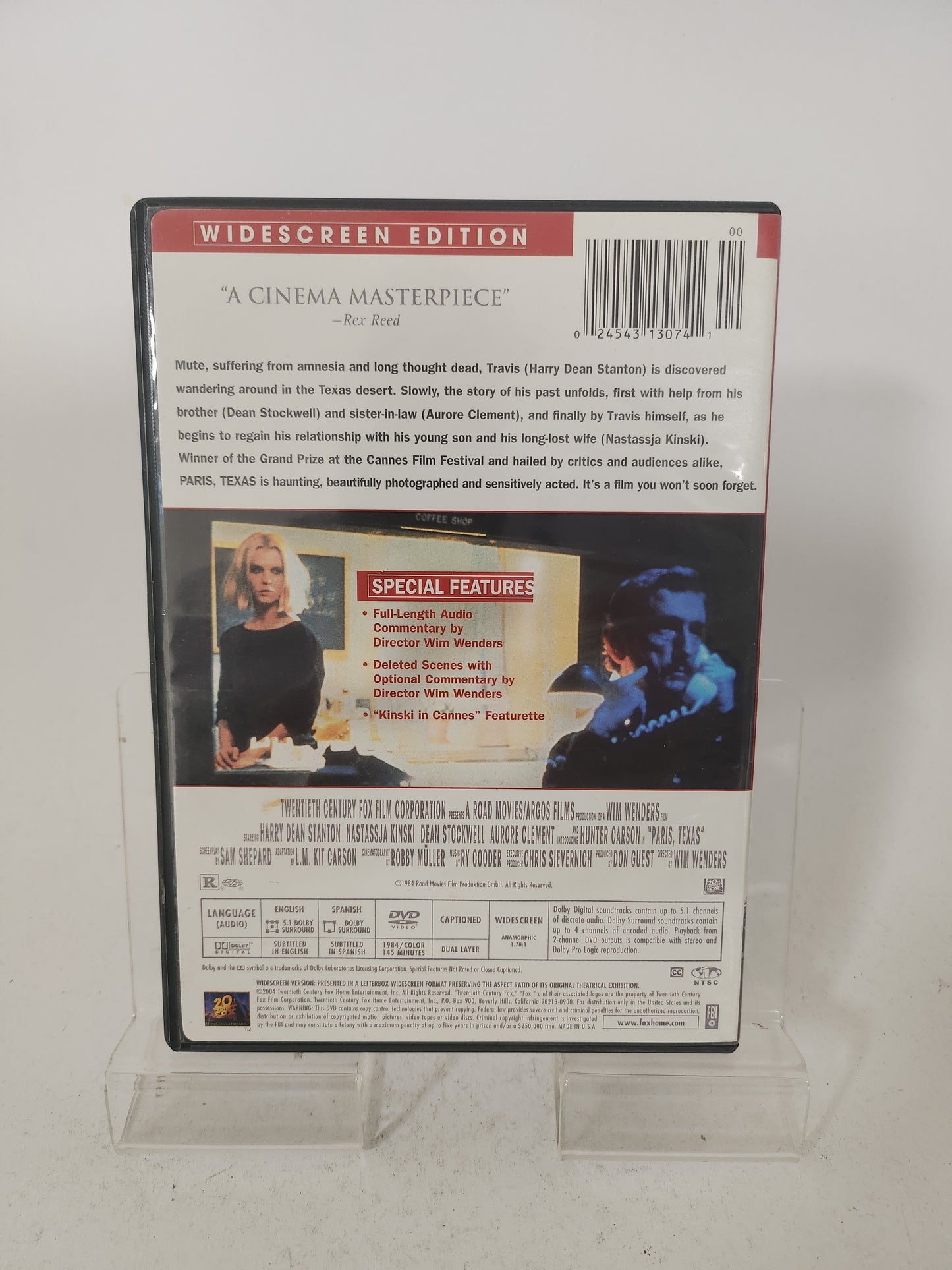 Paris, Texas Dvd