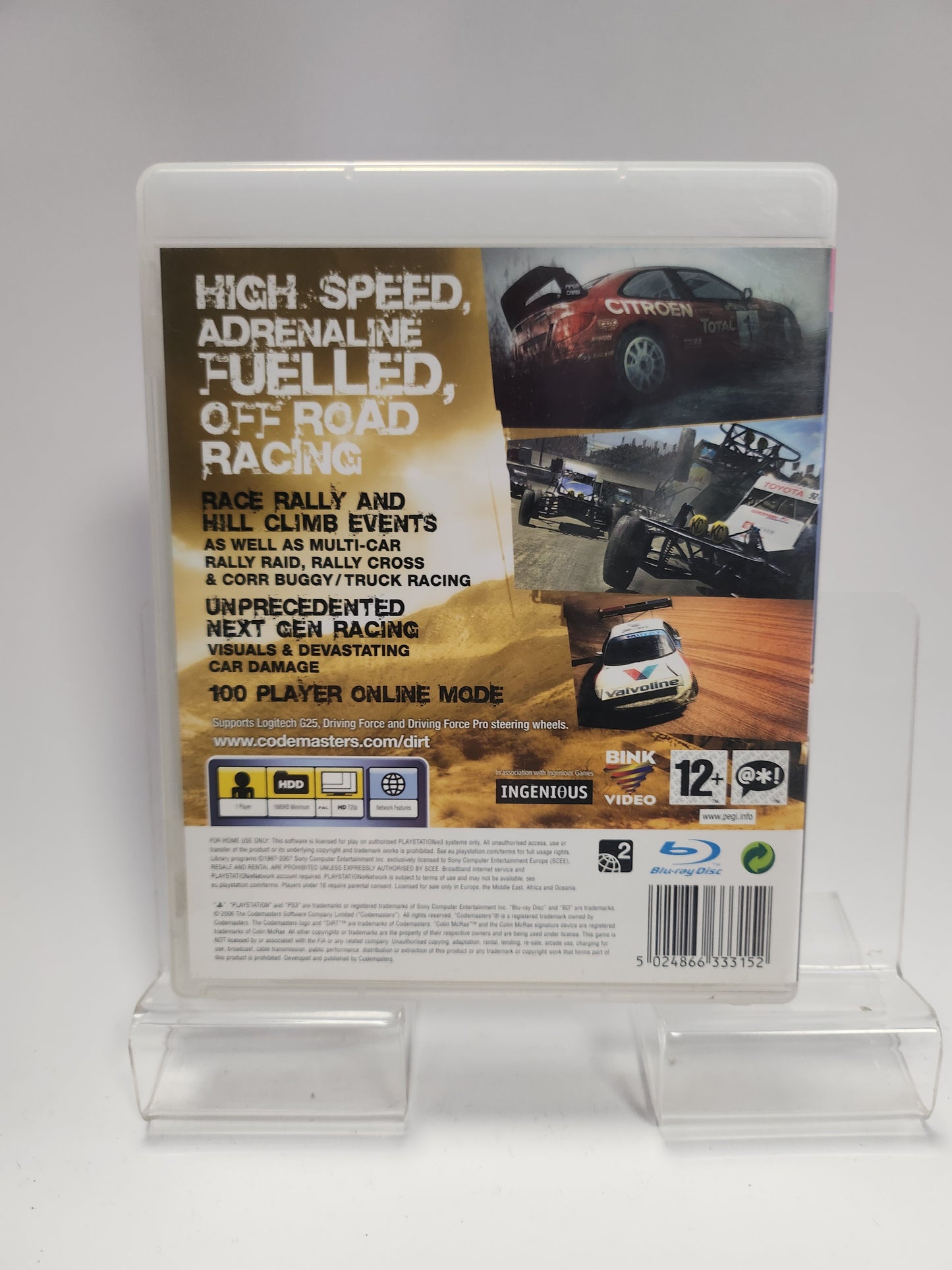 Colin McRae Dirt Playstation 3