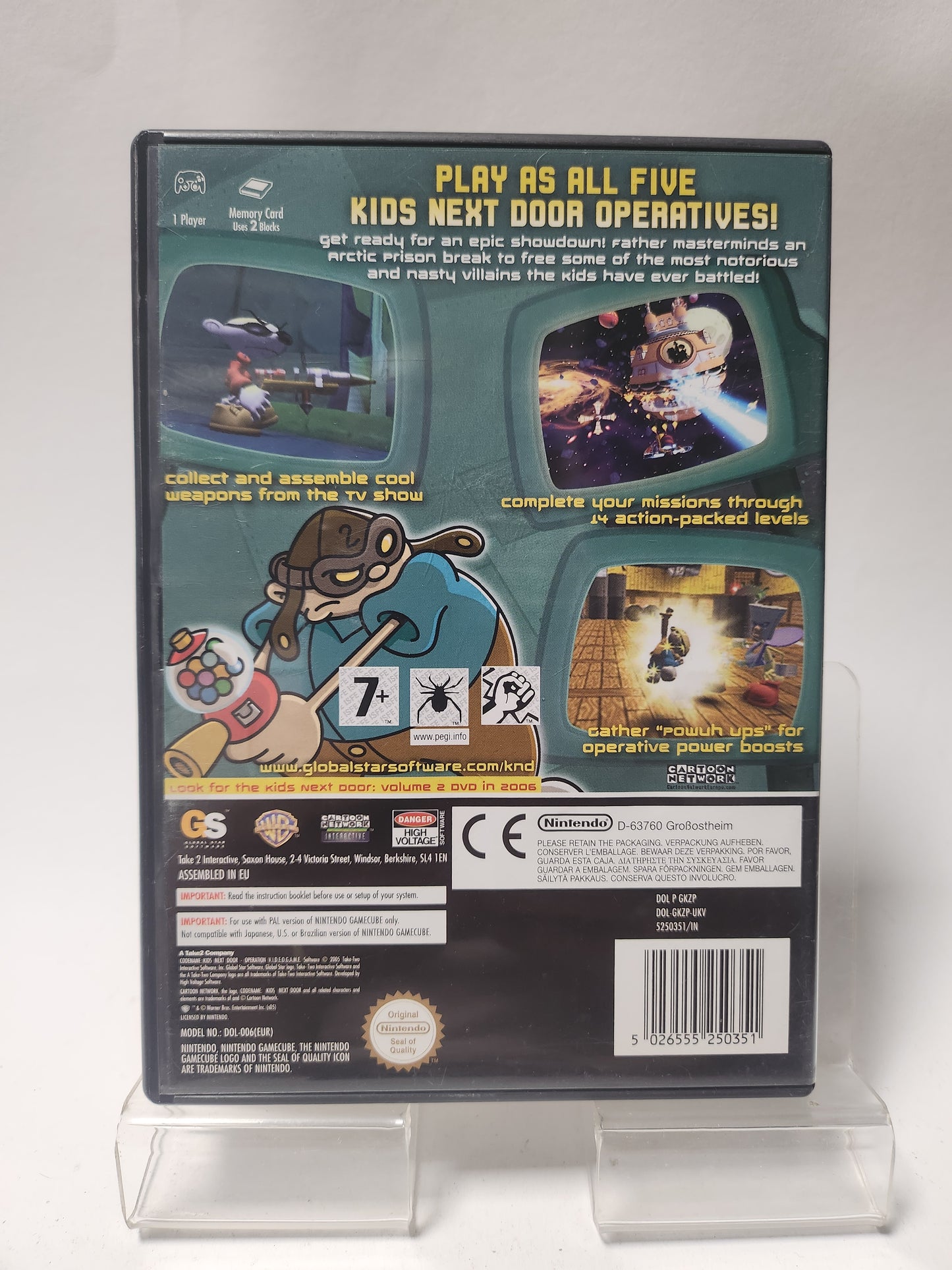Codename: Kids Next Door - Operation V.i.d.e.o.g.a.m.e Nintendo Gamecube