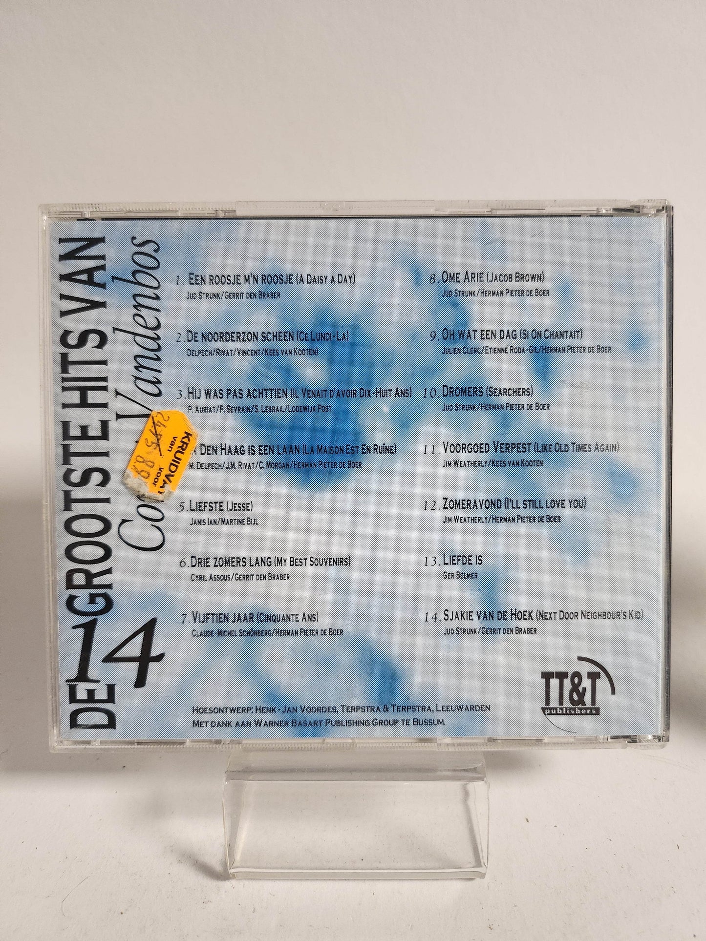 Conny VandenBos: de 14 Grootste Hits van CD - Feniks Gameshop