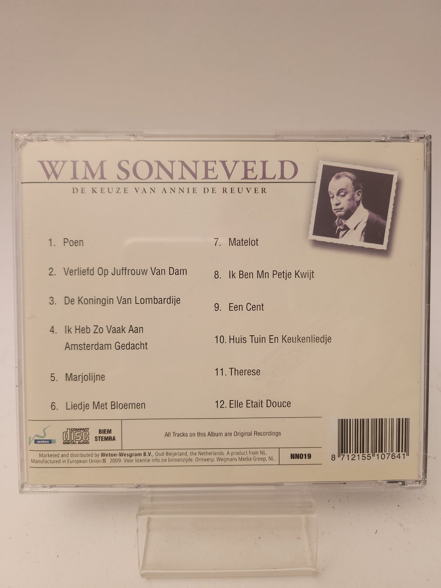 Wim Sonneveld: de Keuze van Annie de Reuver CD