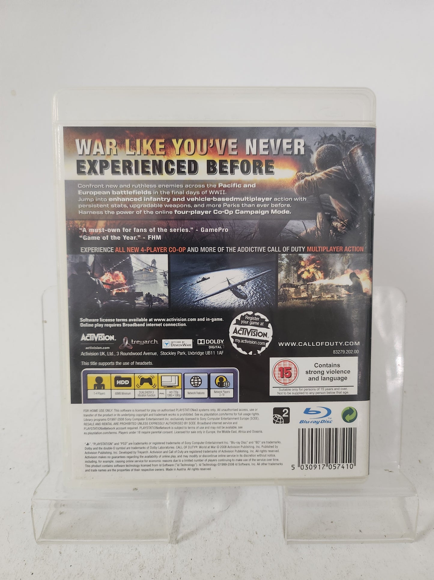 Call of Duty World at War Playstation 3