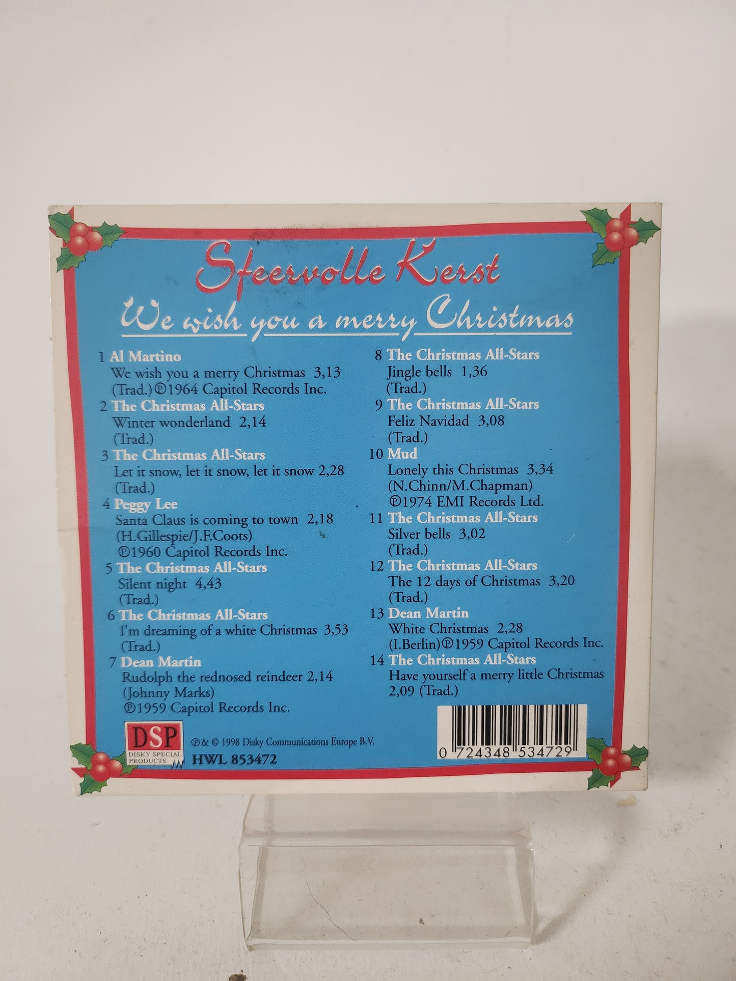 Sfeervolle Kerst: We Wish you a Merry Christmas CD Single