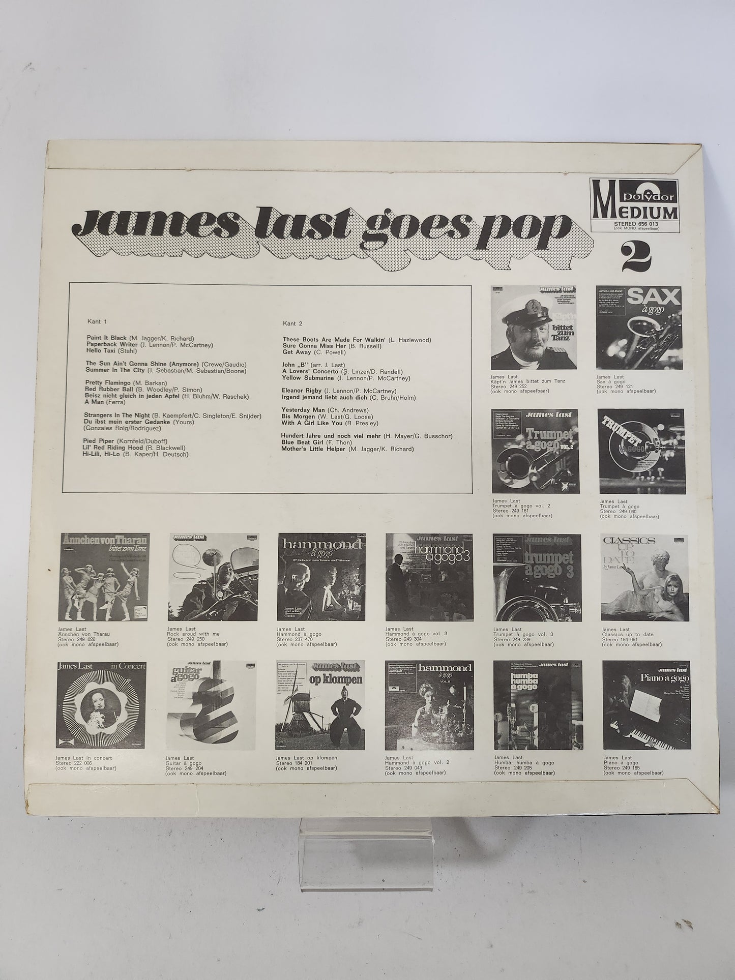 James Last Goes Pop 2 LP Vinyl