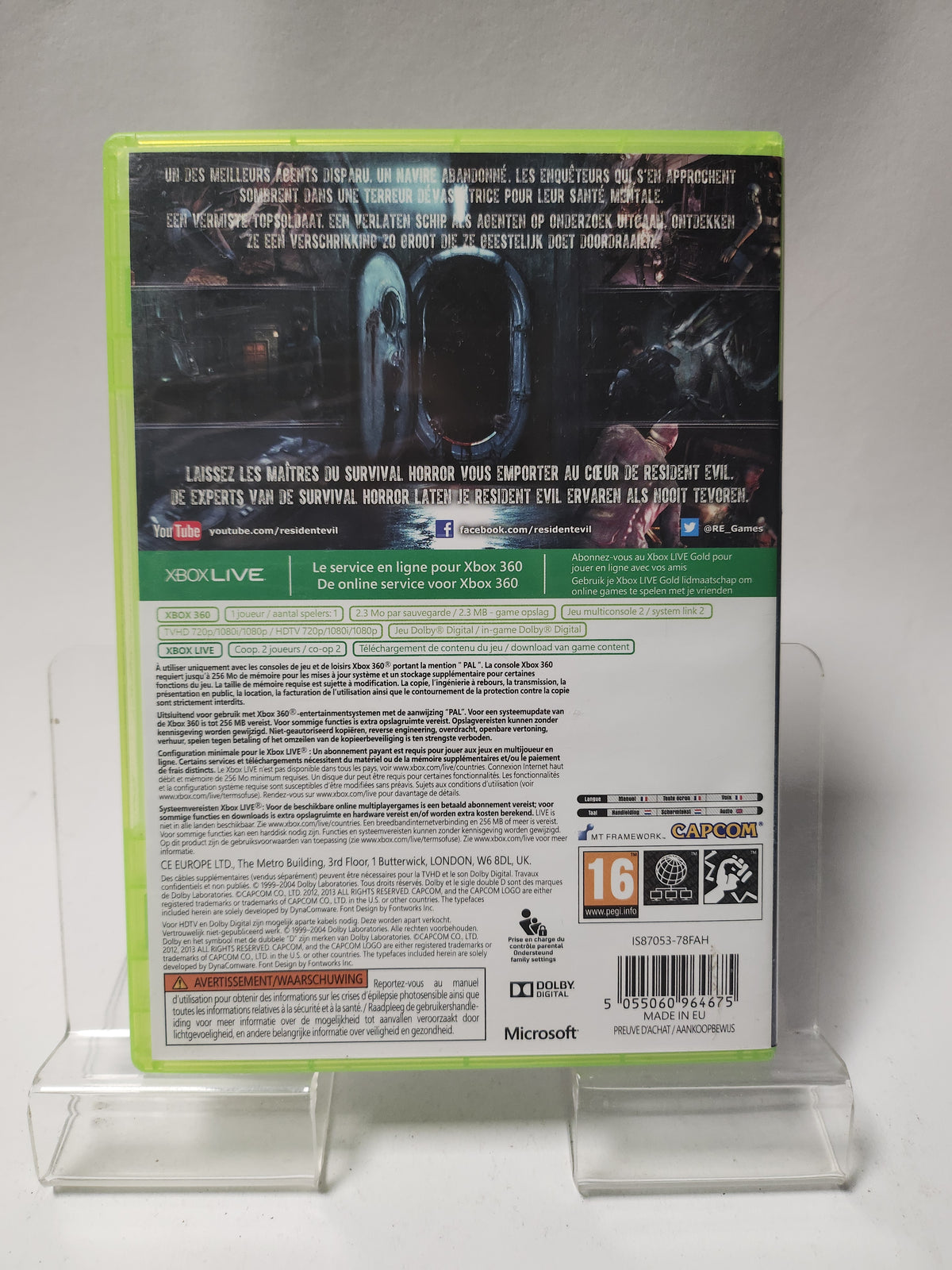 Resident Evil Revelations Xbox 360