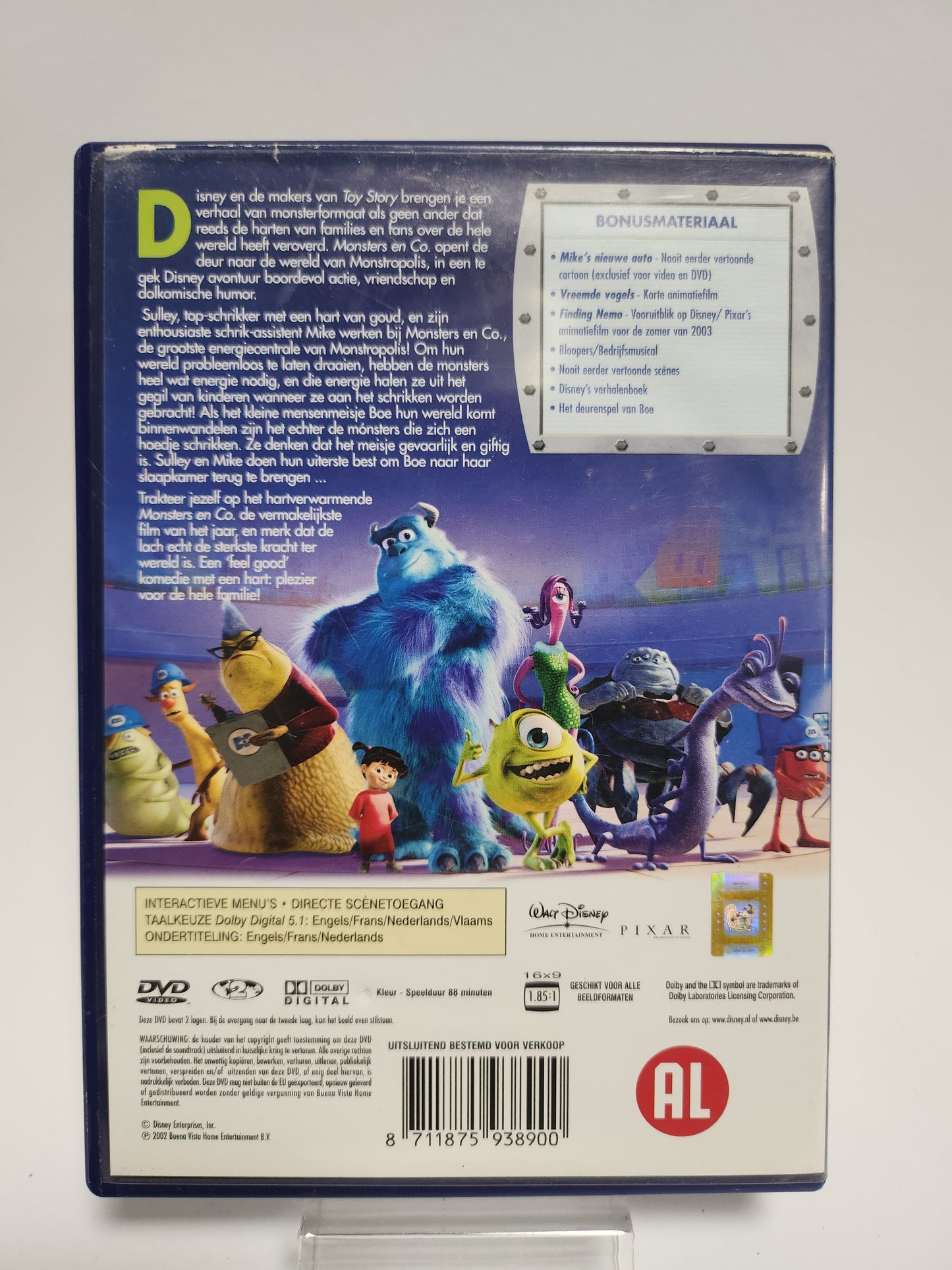 Monsters en Co Dvd Kids