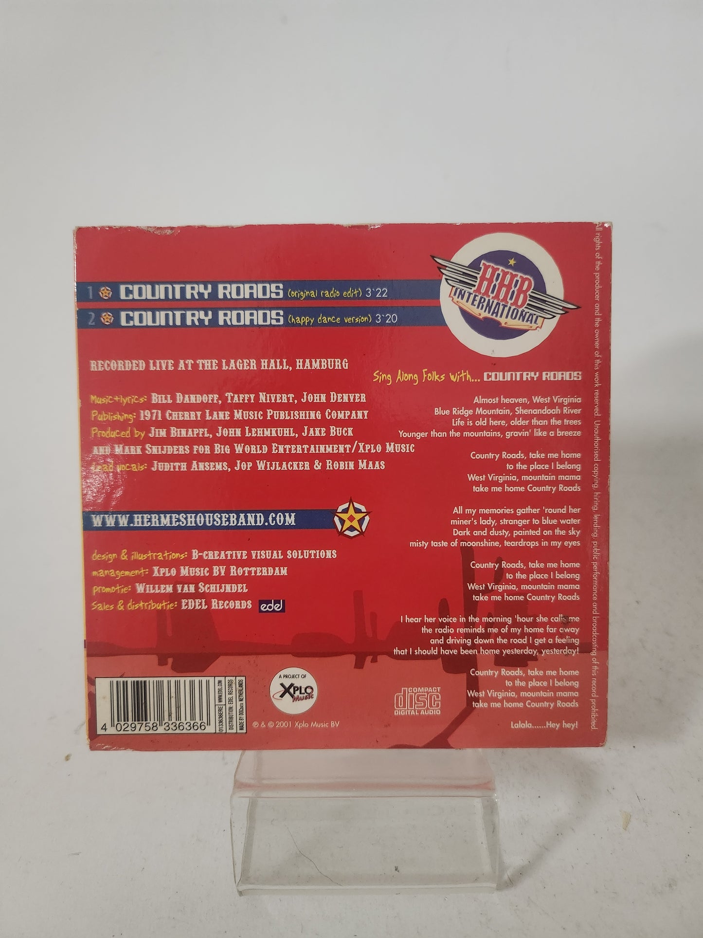HHB International: Country Roads CD