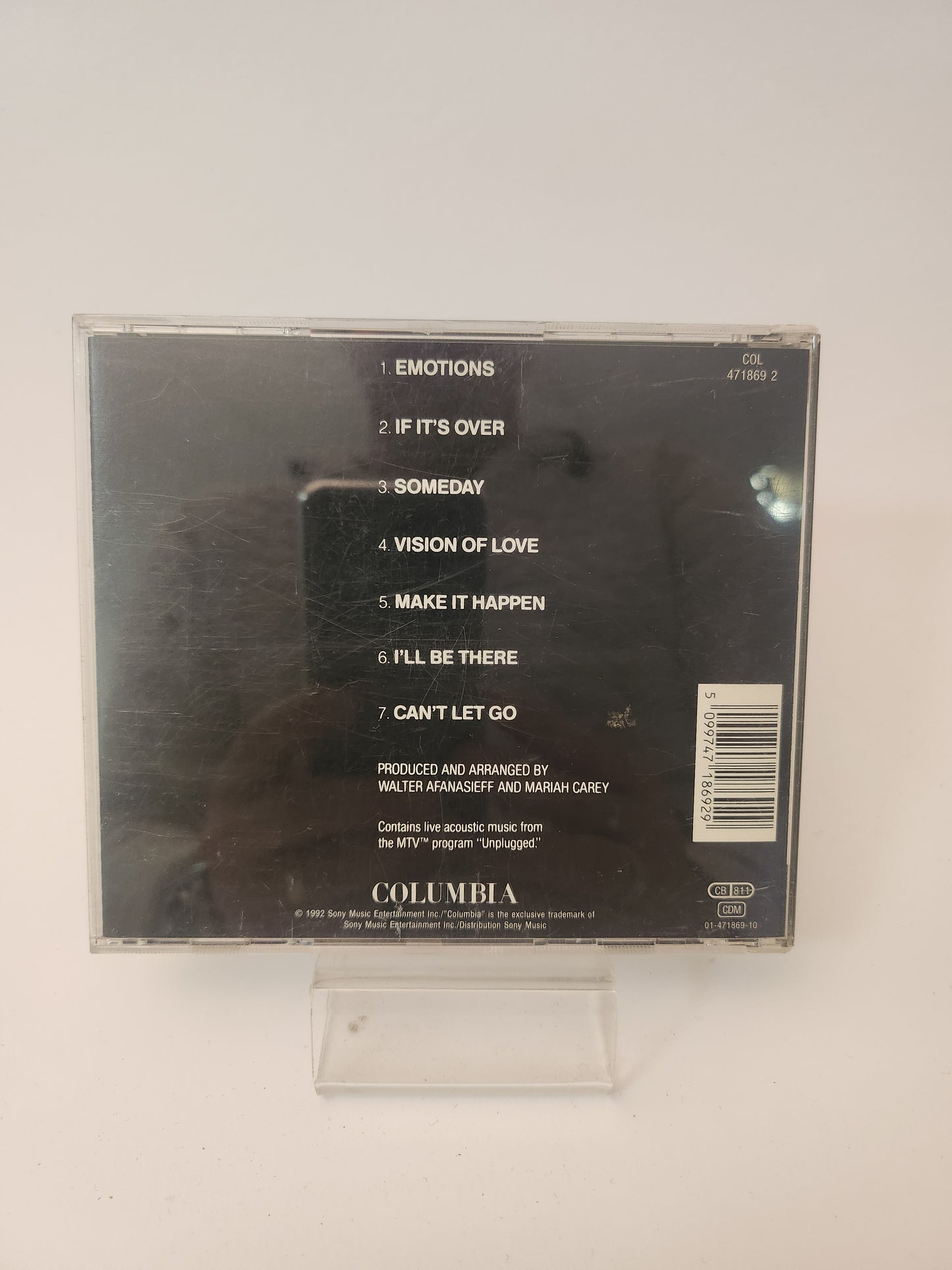 Mariah Carey: Mtv Unplugged CD