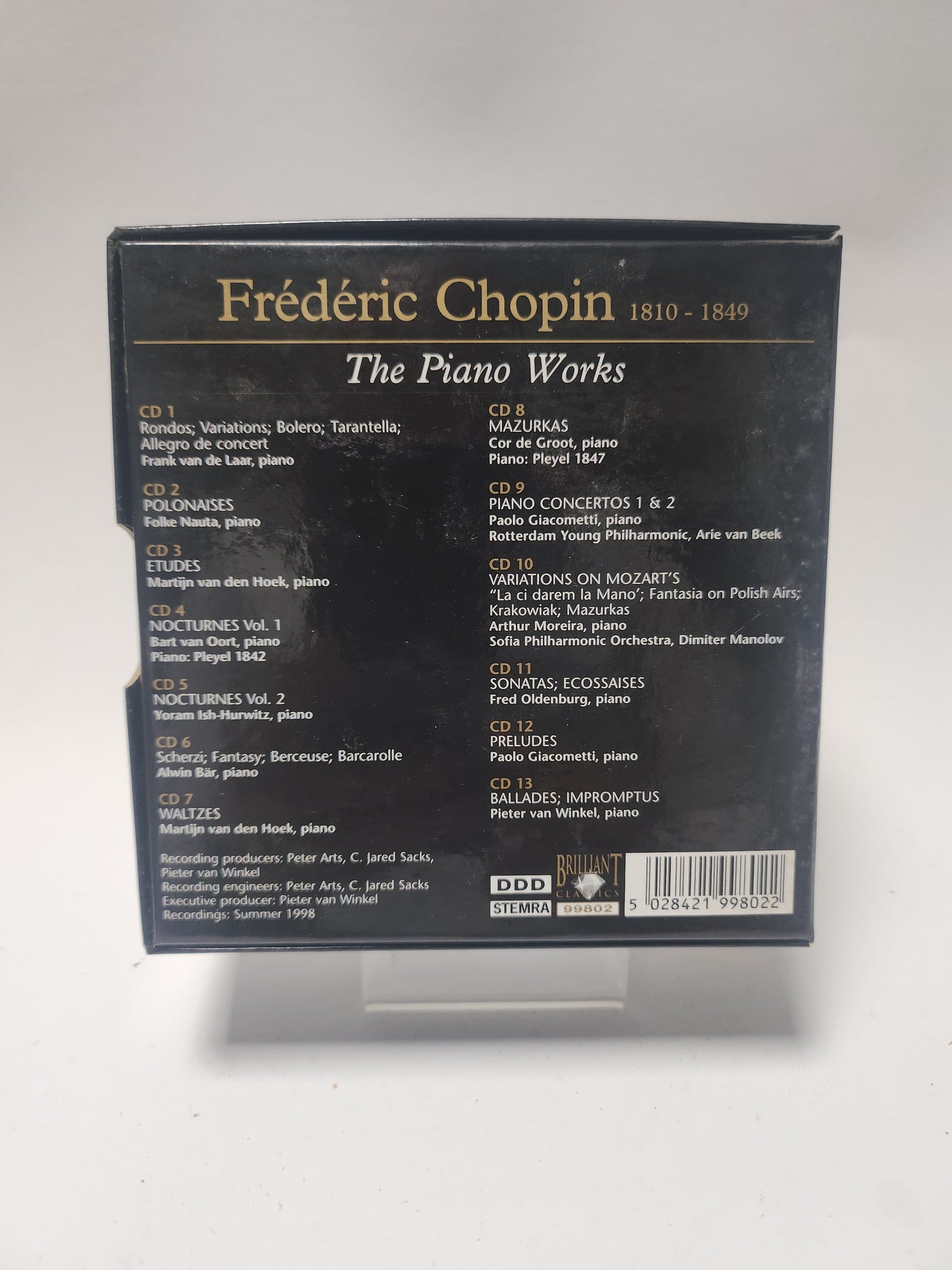 Chopin "the Piano Works" 13 CD Box