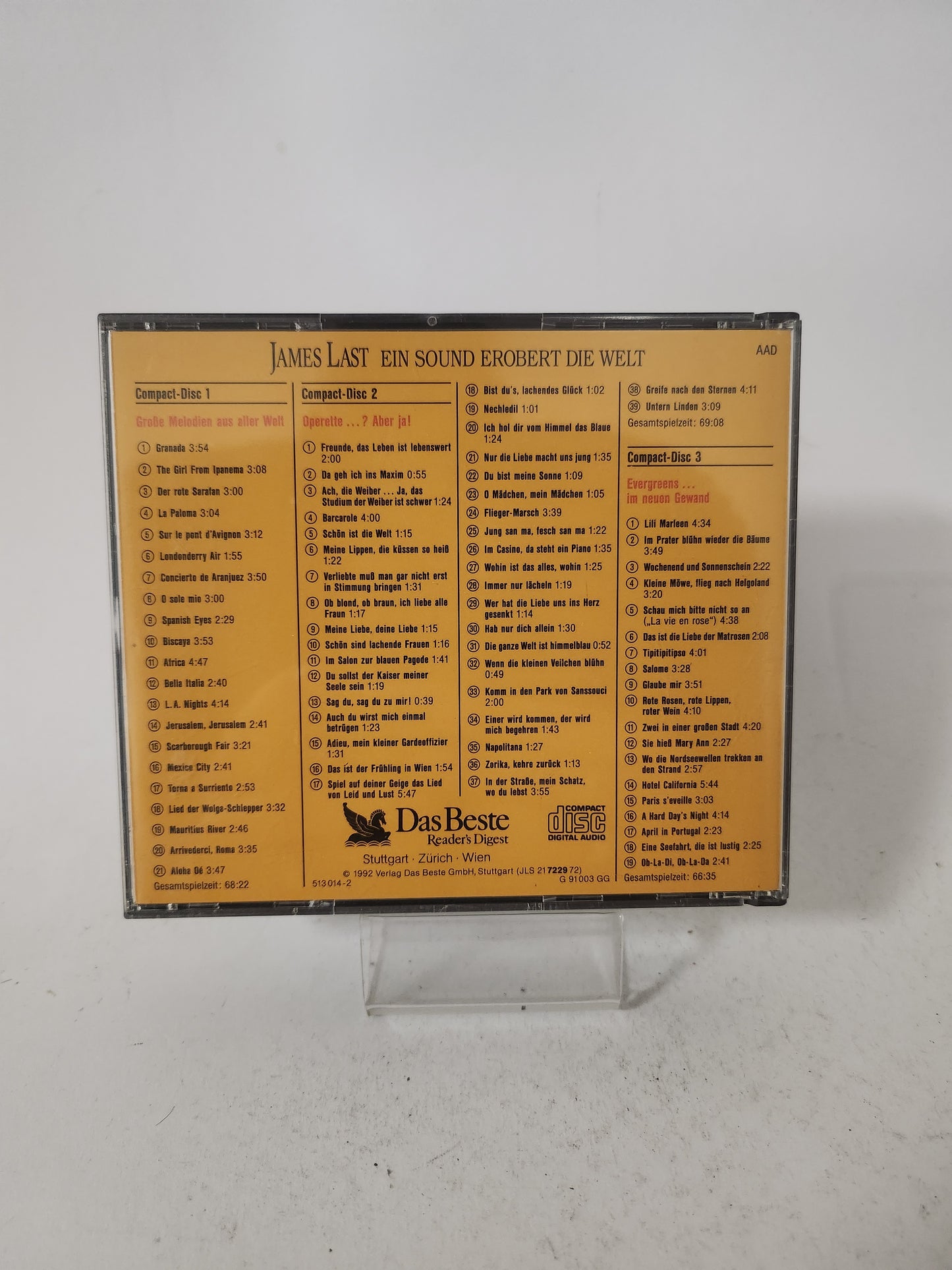 James Last: Ein Sound Erobert die Welt 3CD Box