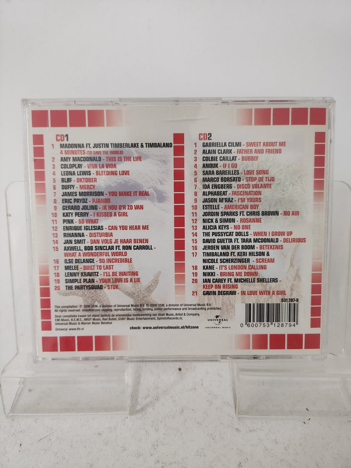 Hitzone: Best of 2008 CD