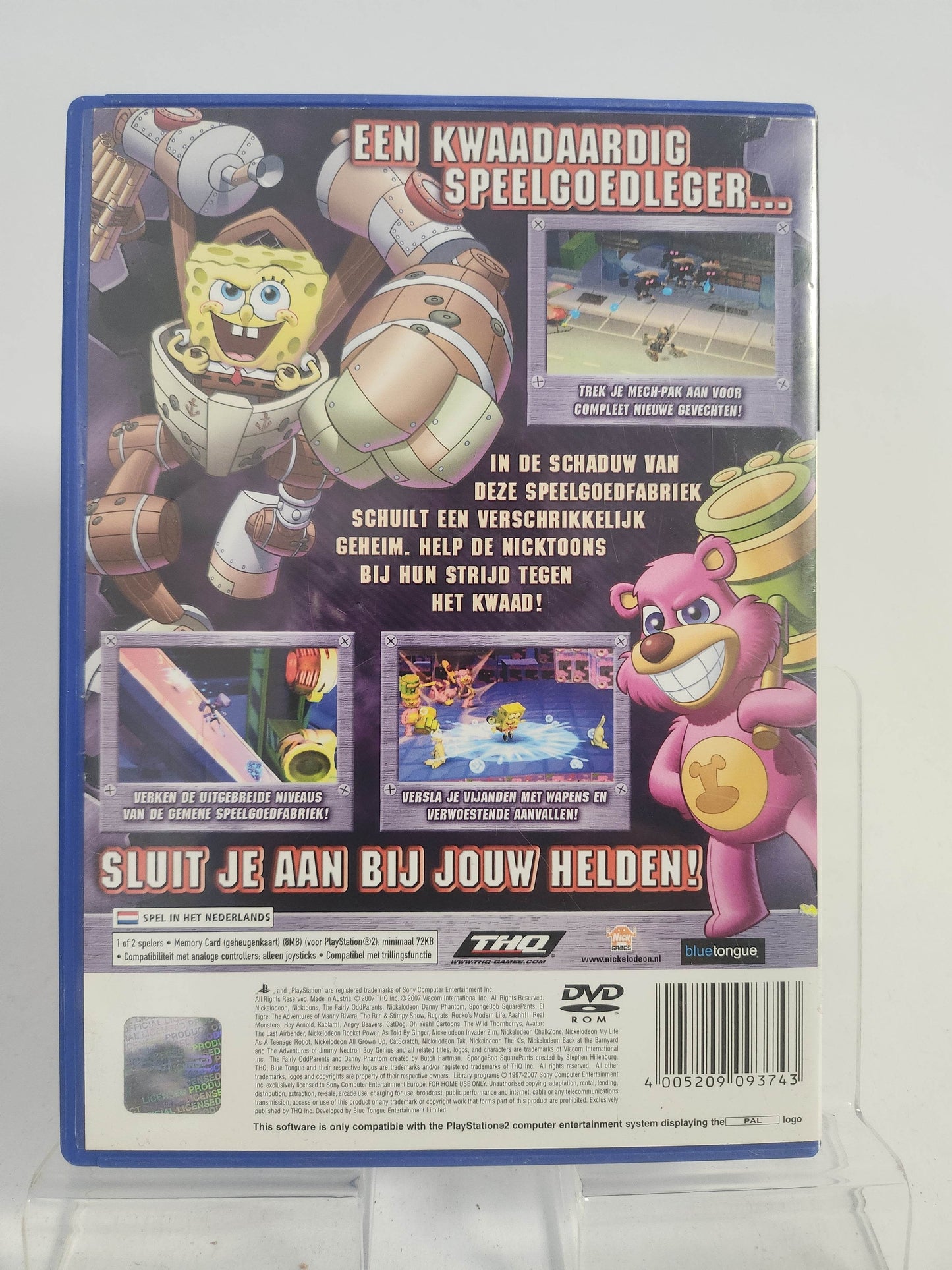 SpongeBob en zijn Vrienden Aanval van Speelgoedrobots PS2 - Feniks Gameshop