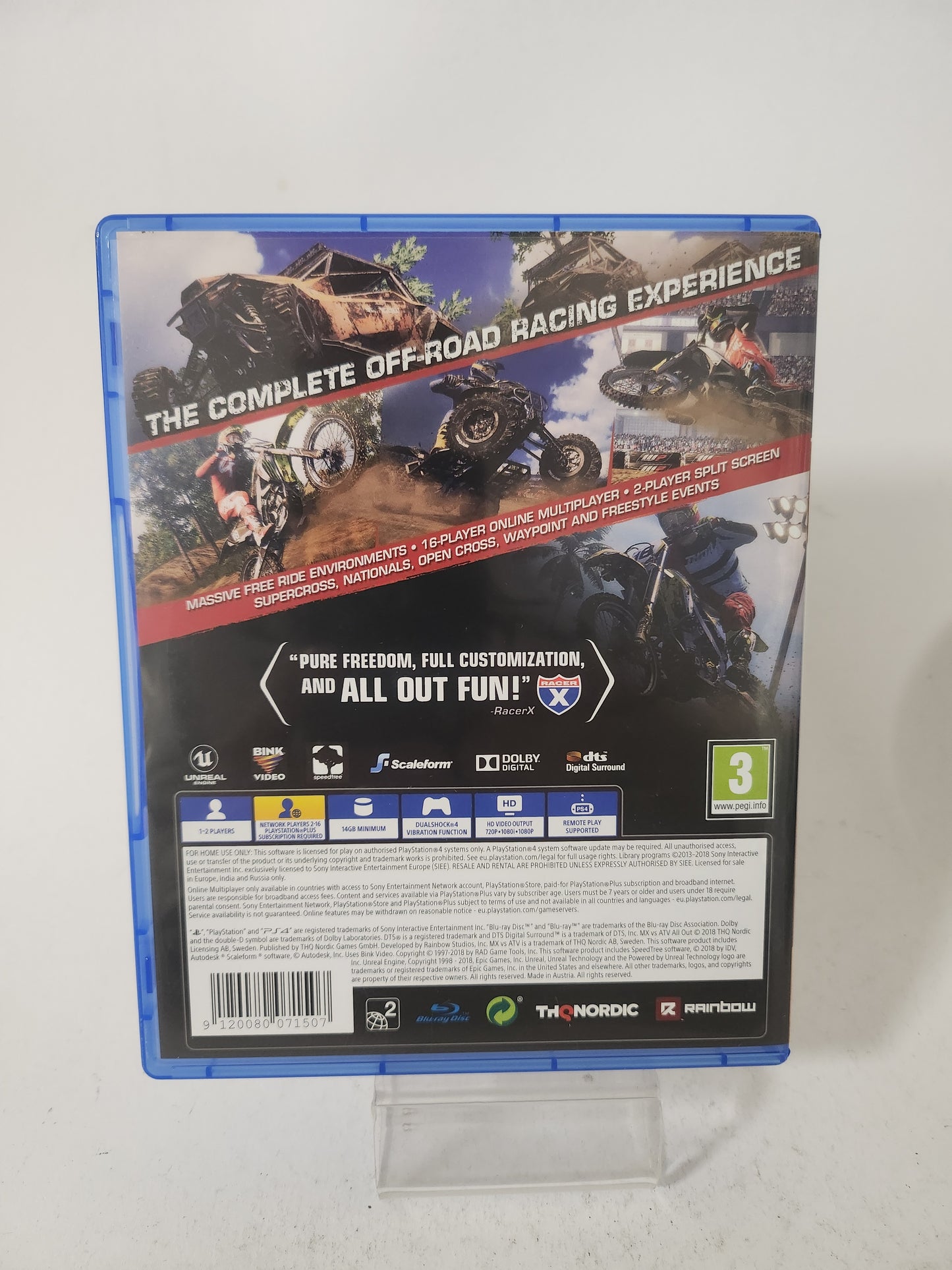 Mx vs Atv All Out (No Book) PlayStation 4