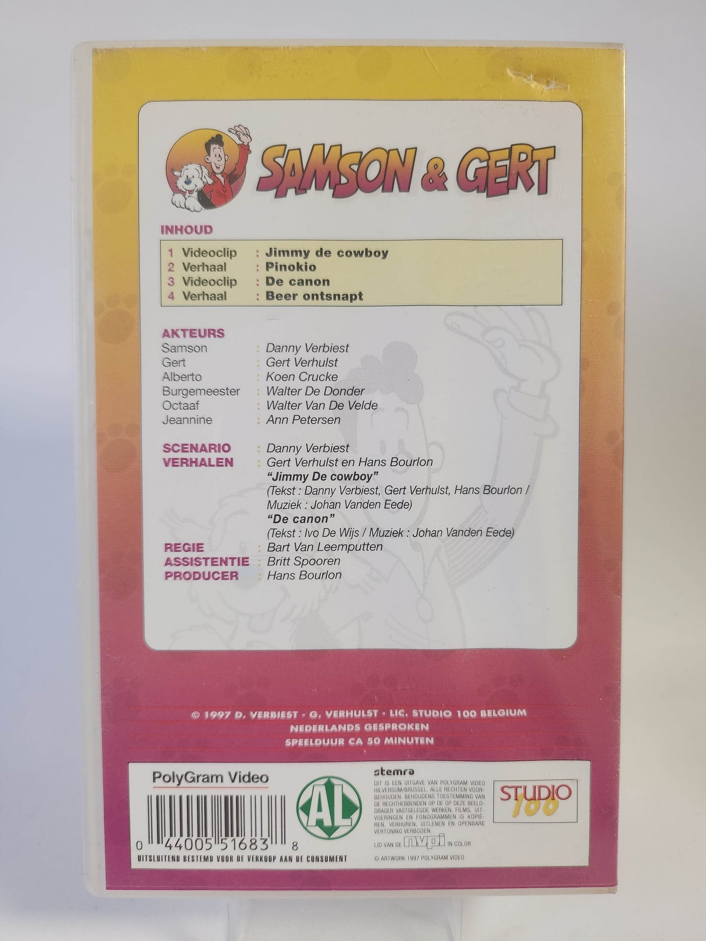 Samson & Gert Pinokio Deel 8 VHS - Feniks Gameshop