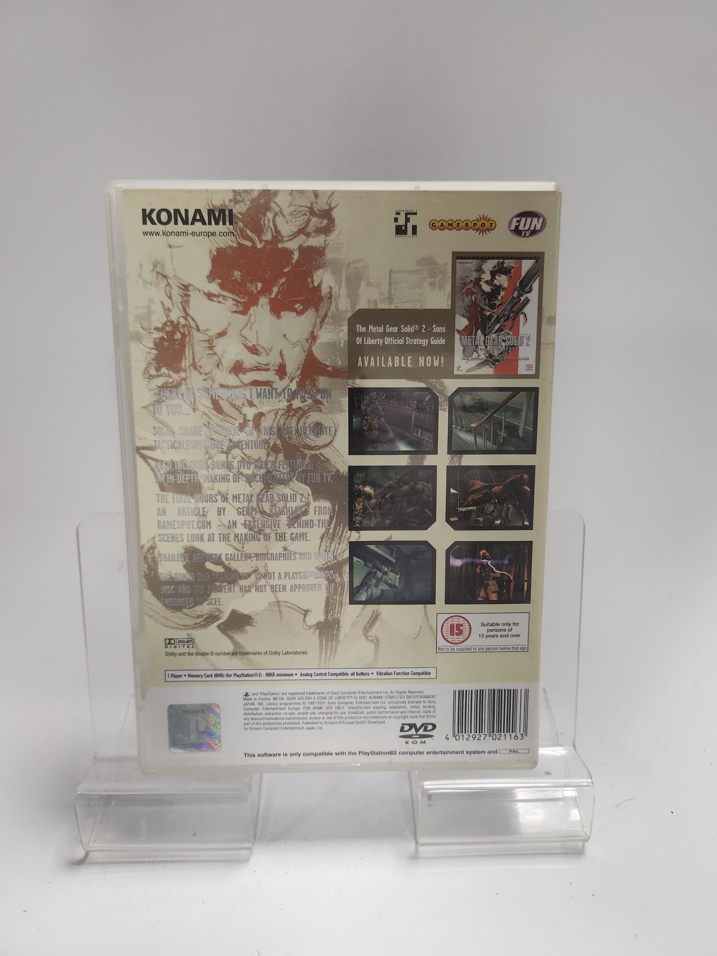 Metal Gear Solid 2 Sons of Liberty Playstation 2