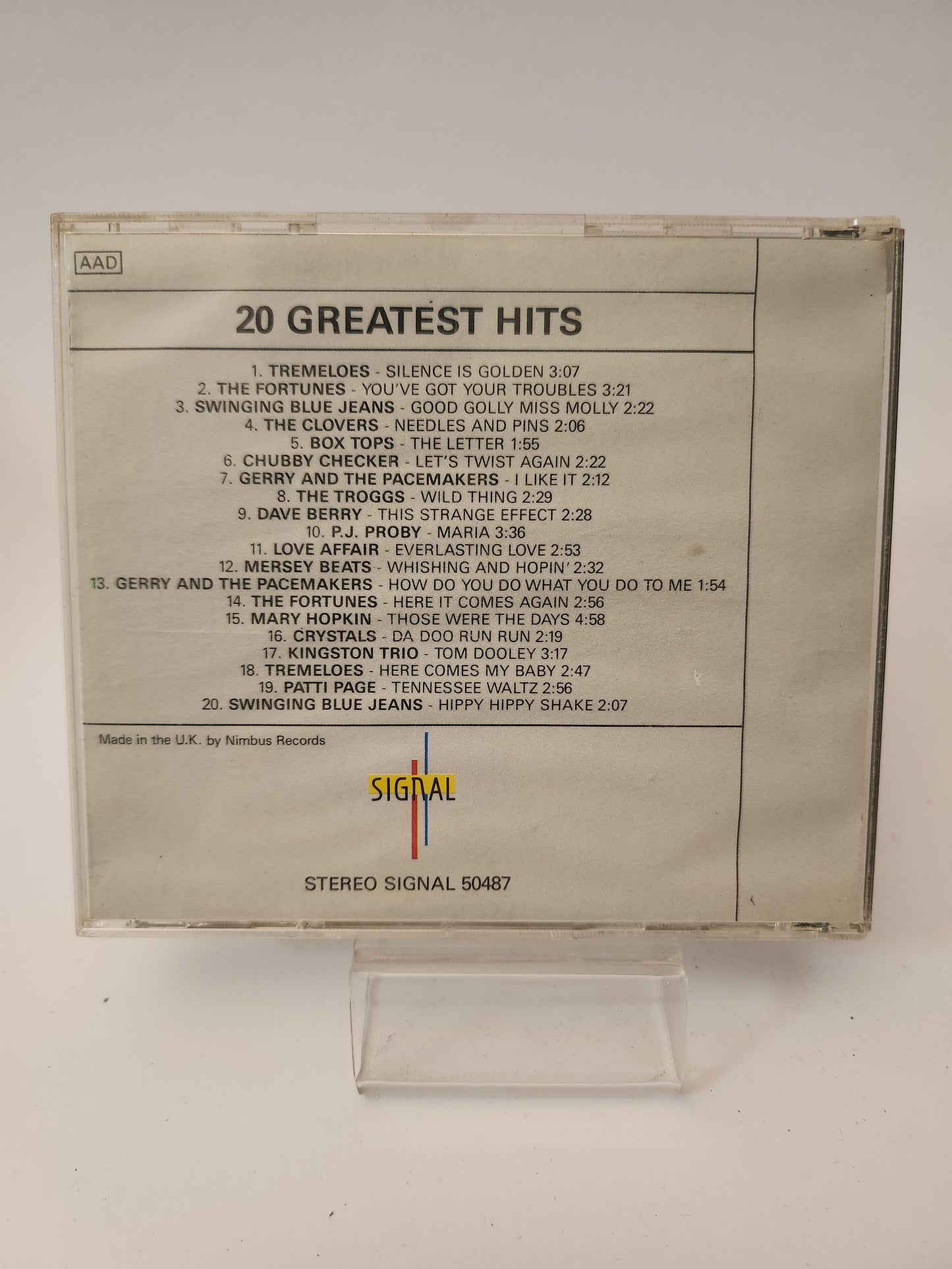 20 Greatest Hits CD