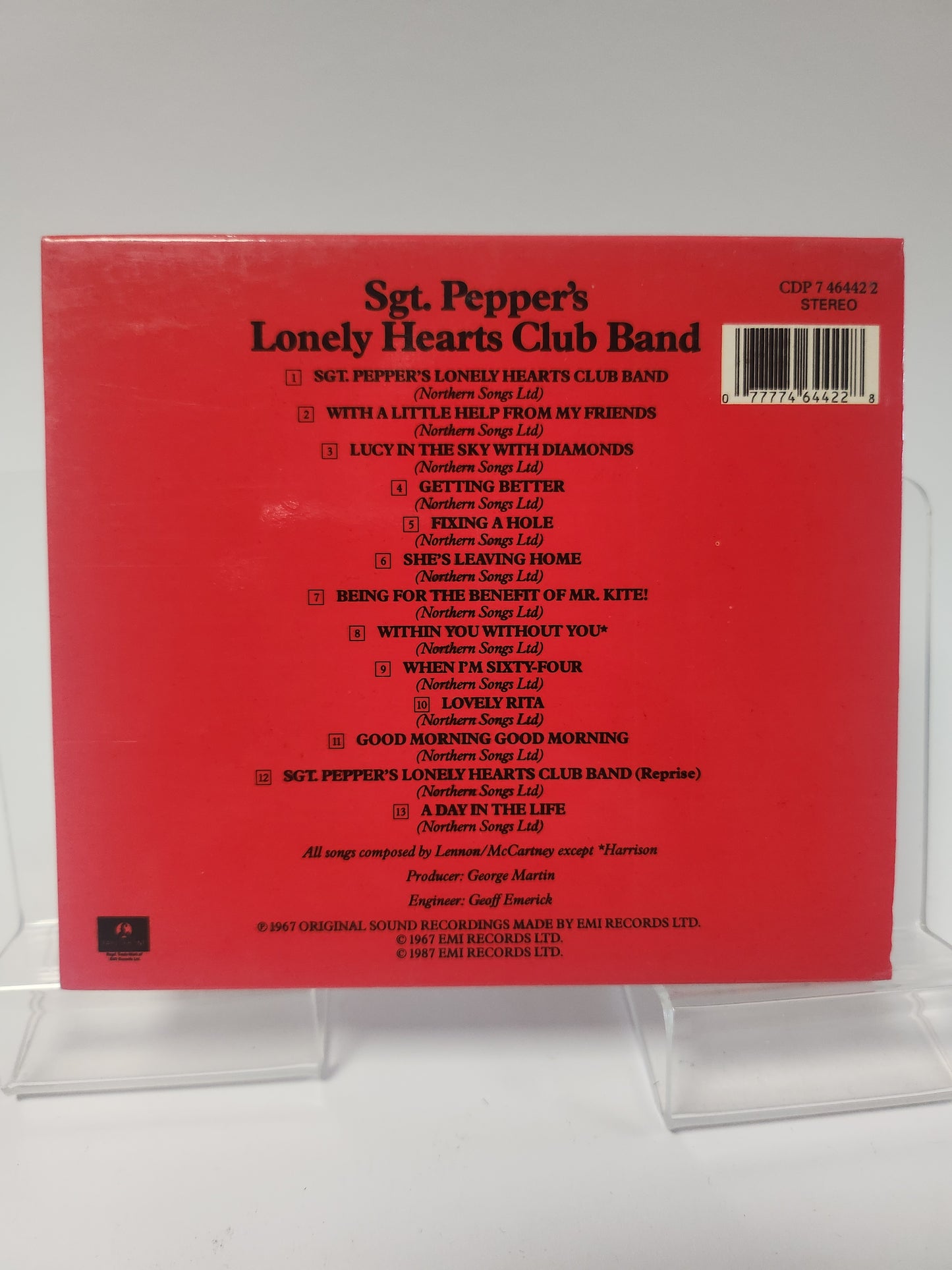 Beatles sgt Pepper's Lonely Heart Club Band CD