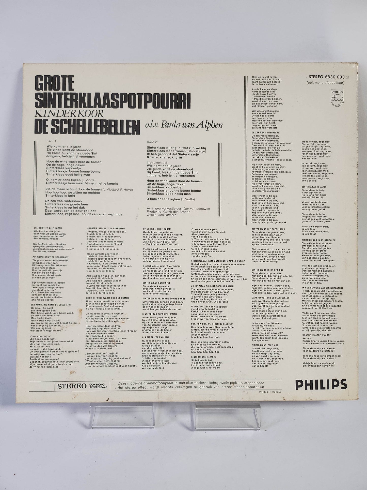 Grote Sinterklaaspotpourri LP Vinyl - Feniks Gameshop